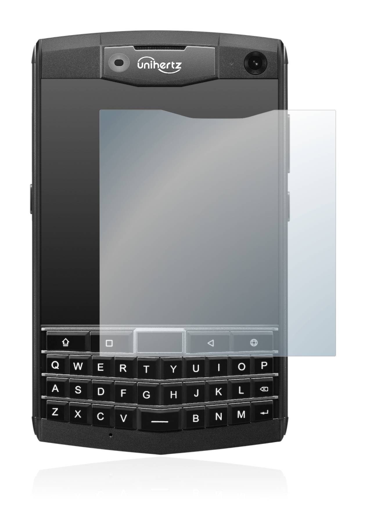 upscreen Flexible Schutz Glas Folie für Unihertz Titan Schutzglas 9H Hybridglas Matt Entspiegelt