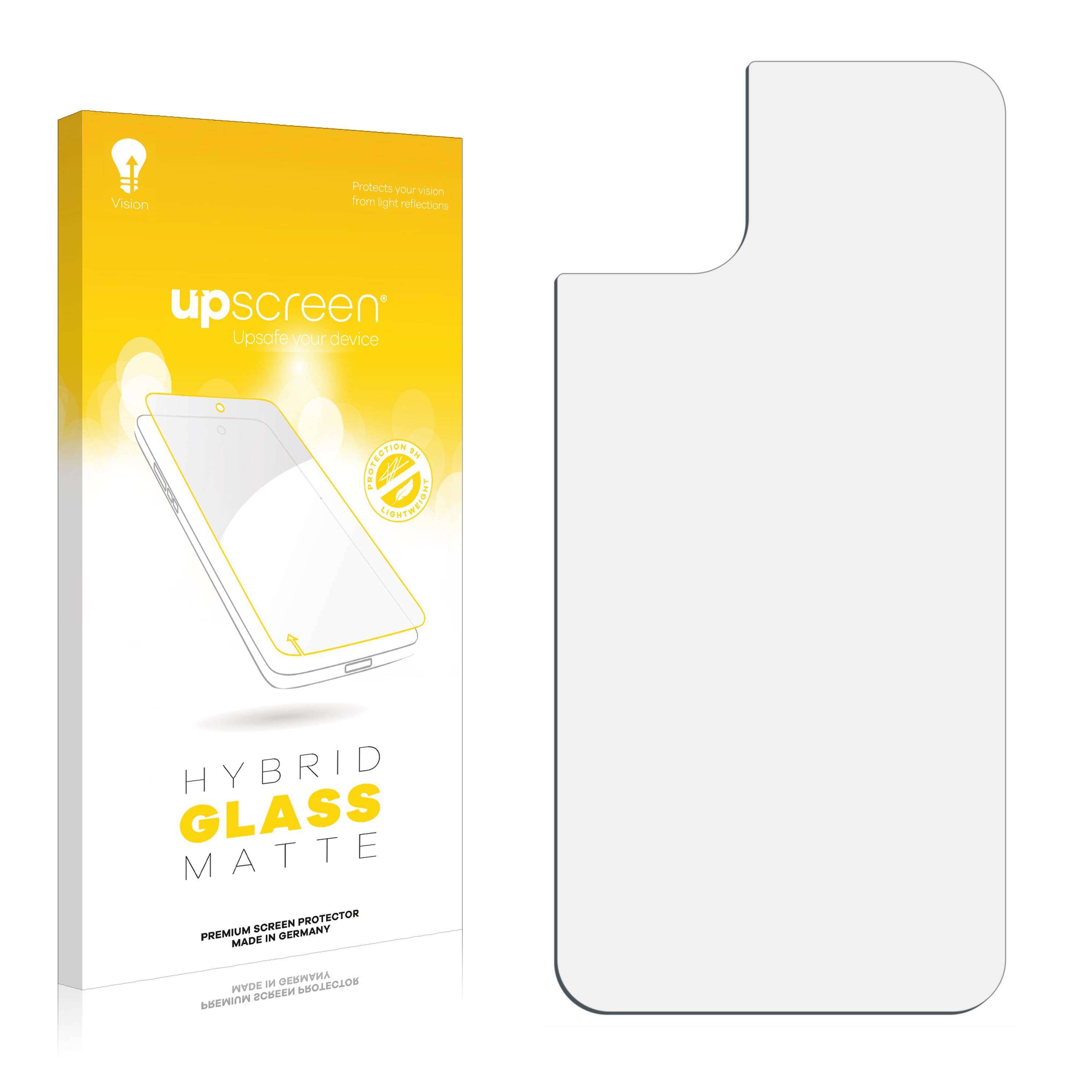 upscreen Flexible Panzerglasfolie für Apple iPhone 11 (Rückseite) Schutzglas 9H Hybridglas Matt Entspiegelt