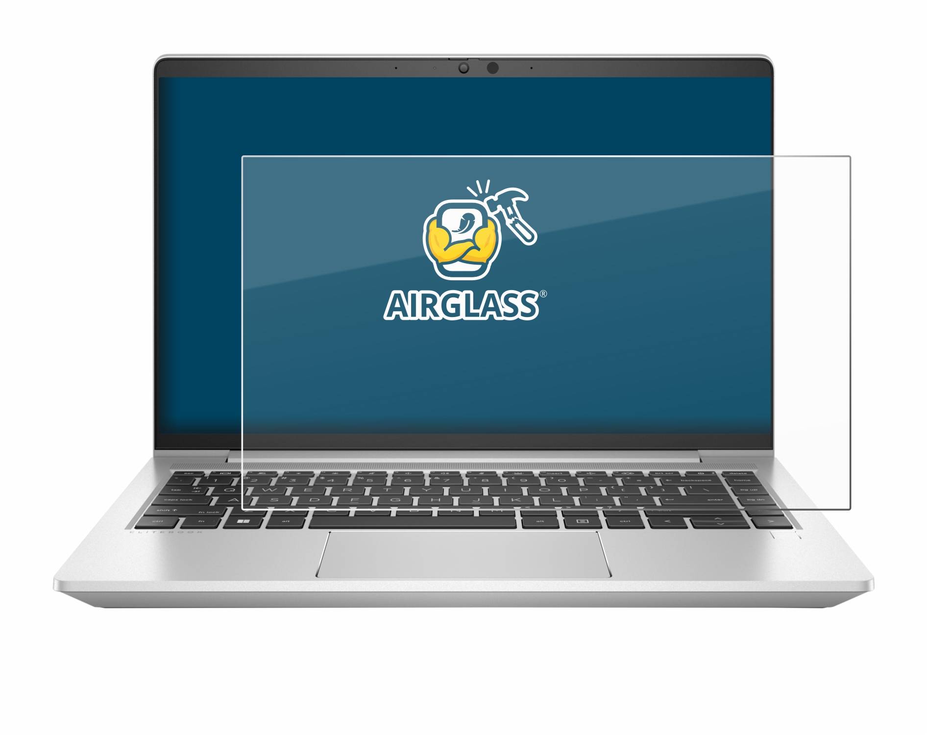 BROTECT AirGlass Schutzglas Folie für HP EliteBook 645