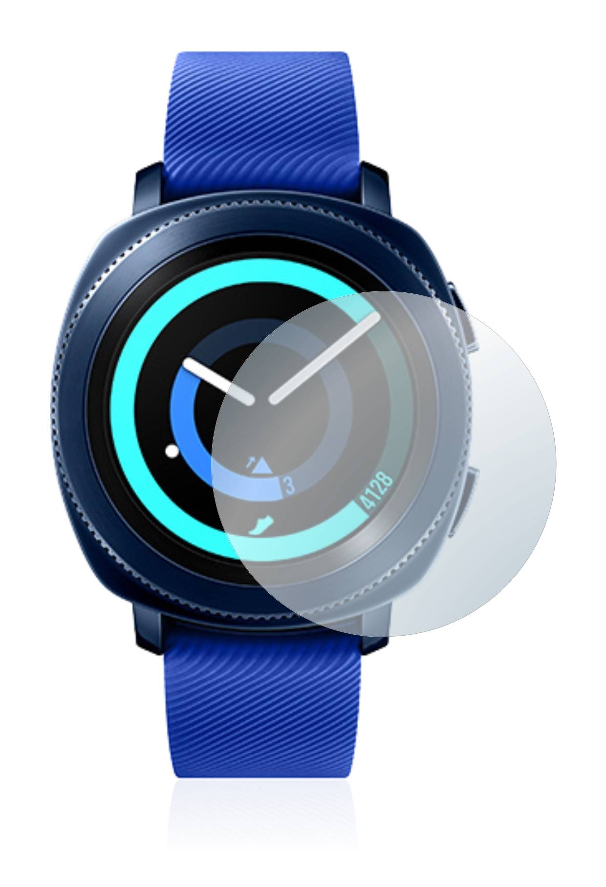 upscreen Hybrid Glass Matte Premium Schutzglas Folie für Samsung Gear