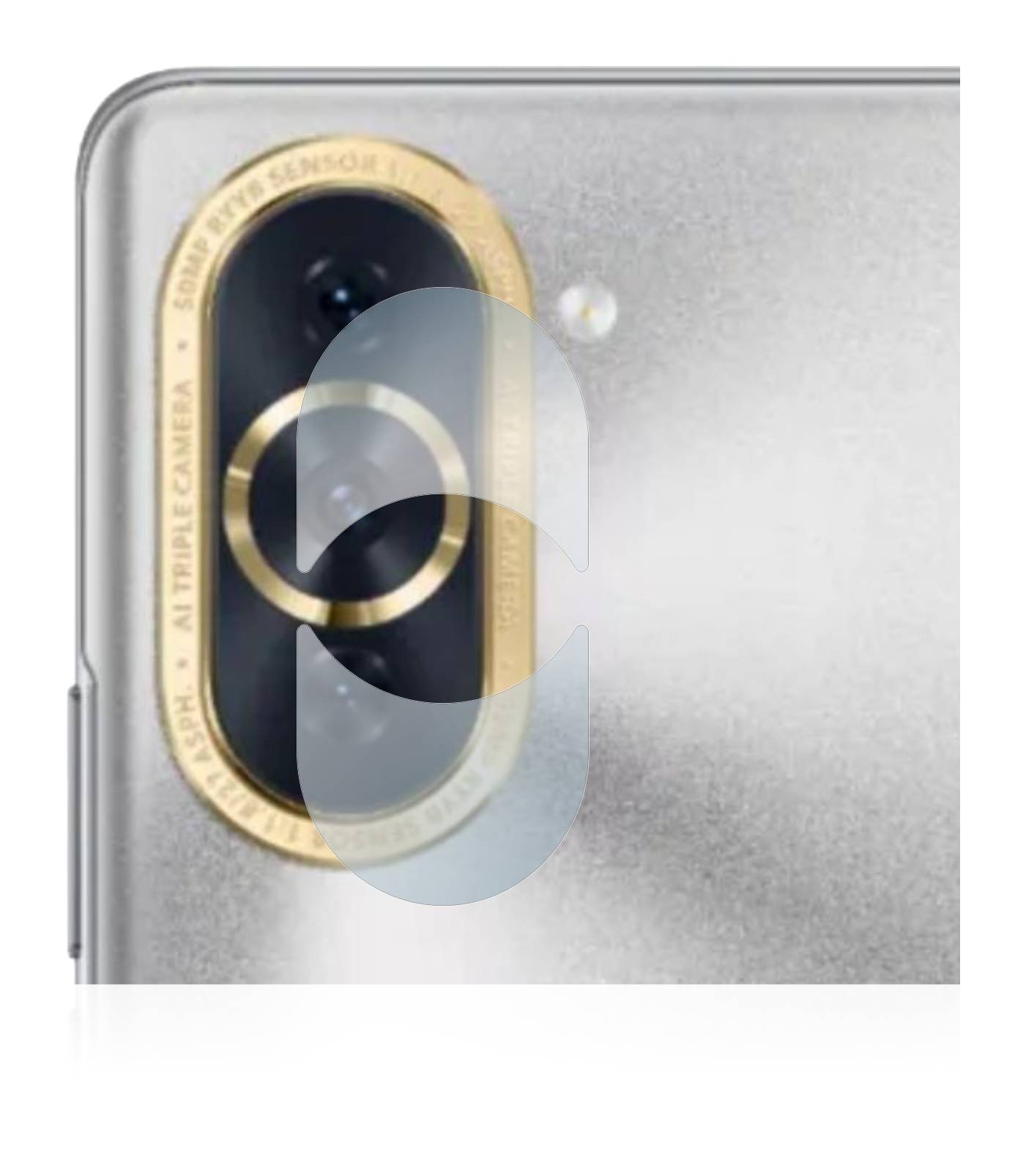 upscreen Schutzfolie für Huawei Nova 10 Pro (NUR Kameraschutz) Kratzschutz Anti-Fingerprint Klar