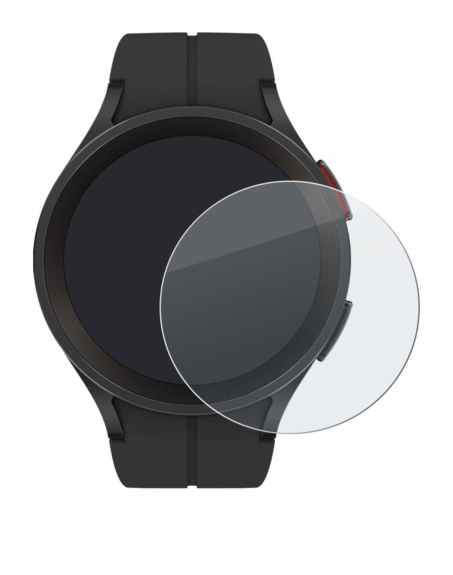 BROTECT AirGlass Flexible Schutz Glas Folie für Samsung Galaxy Watch 5 Pro Matt Entspiegelt