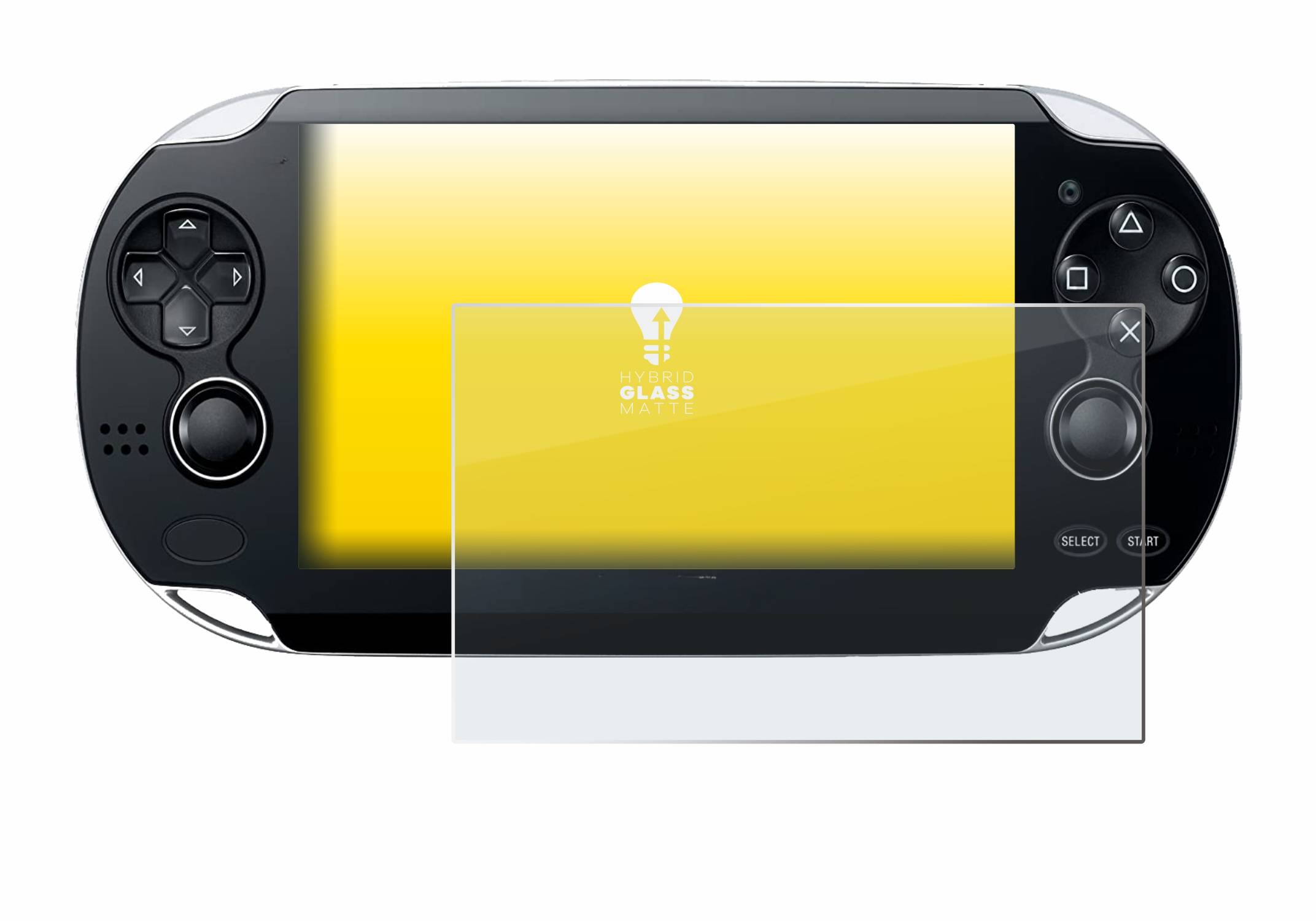 upscreen Flexible Schutz Glas Folie für Sony Playstation PS Vita Schutzglas 9H Hybridglas Matt Entspiegelt