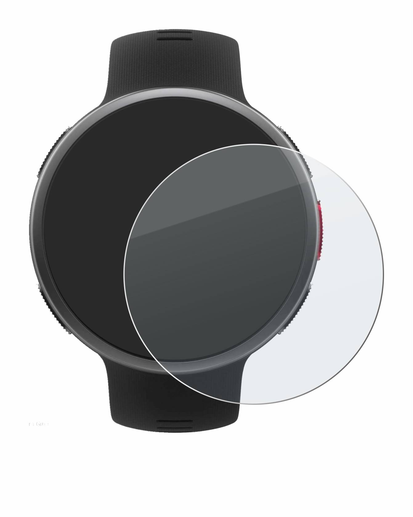 upscreen Hybrid Glass Matte Premium Schutzglas Folie für Polar Vantage