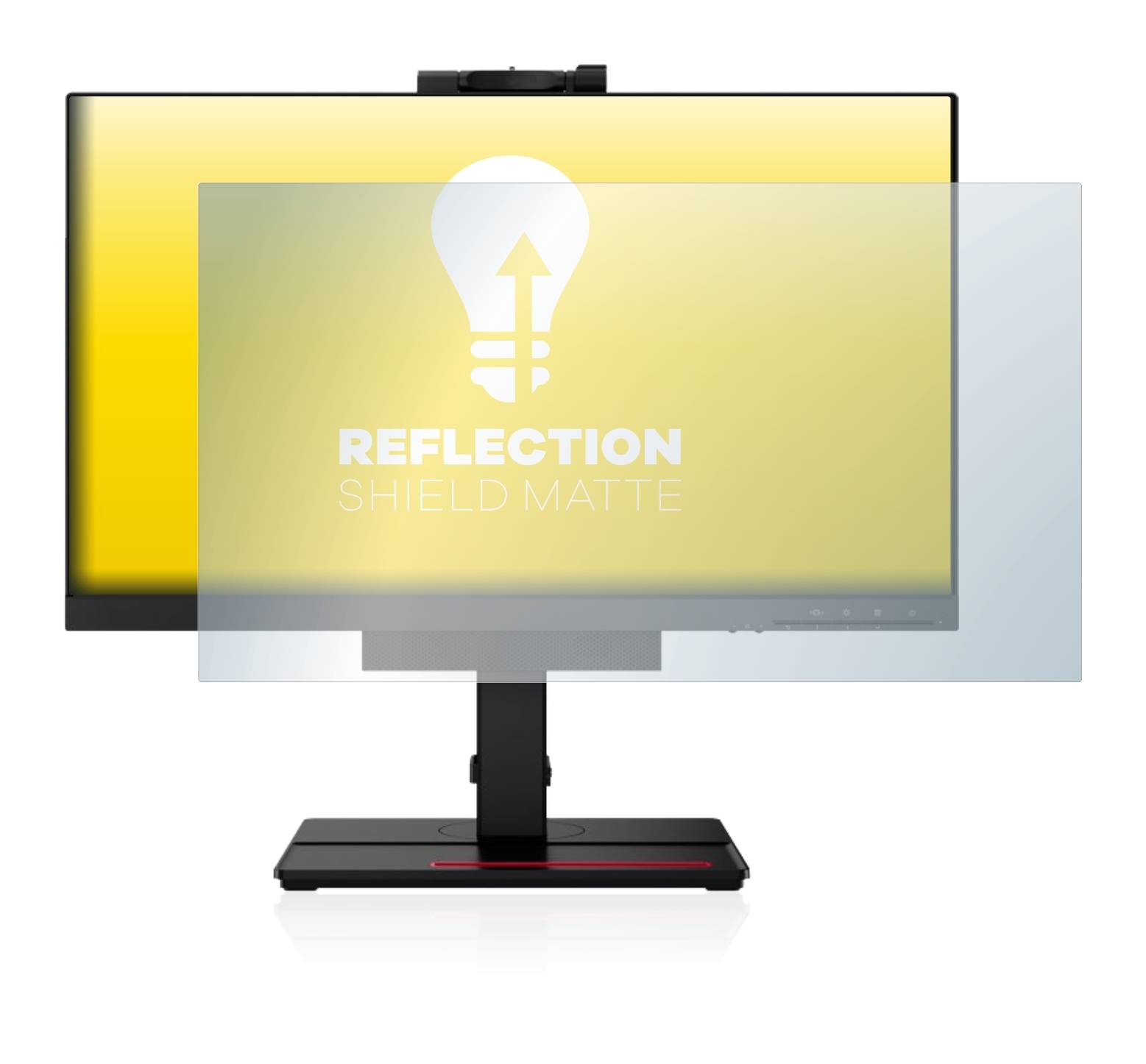 upscreen Reflection Shield Matte Premium Displayschutzfolie für Lenovo ThinkCentre TIO24 Gen