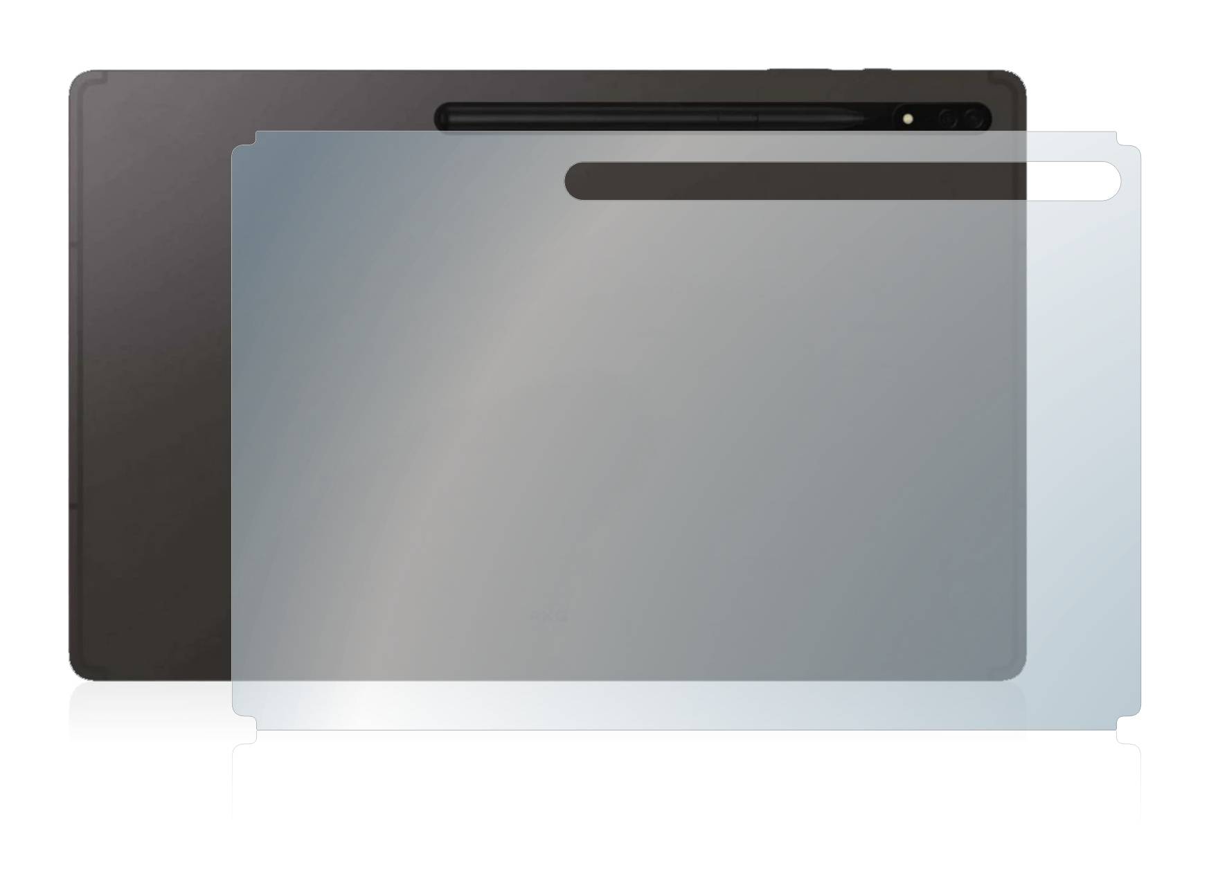 upscreen Hybrid Glass Matte Premium Schutzglas Folie für Samsung Galaxy Tab S8 Ultra 5G