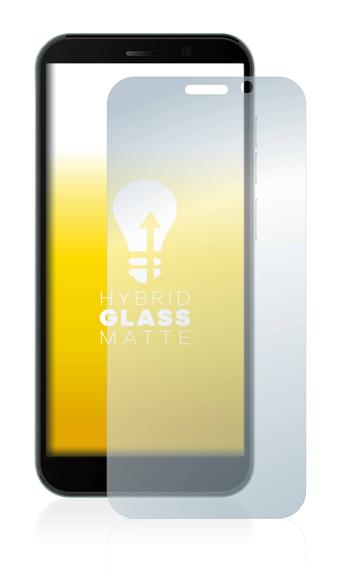 upscreen Flexible Panzerglasfolie für Doogee X97 Schutzglas 9H Hybridglas Matt Entspiegelt