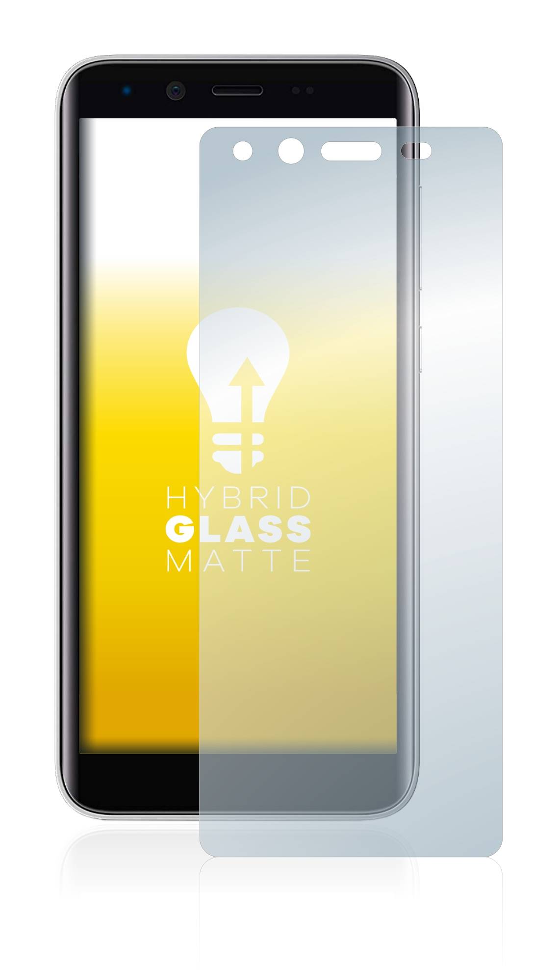 upscreen Flexible Panzerglasfolie für Emporia Smart 3 mini Schutzglas 9H Hybridglas Matt Entspiegelt