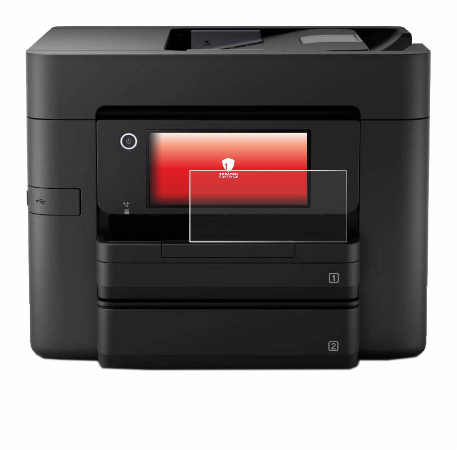 upscreen Scratch Shield Clear Premium Displayschutzfolie für Epson Workforce Pro