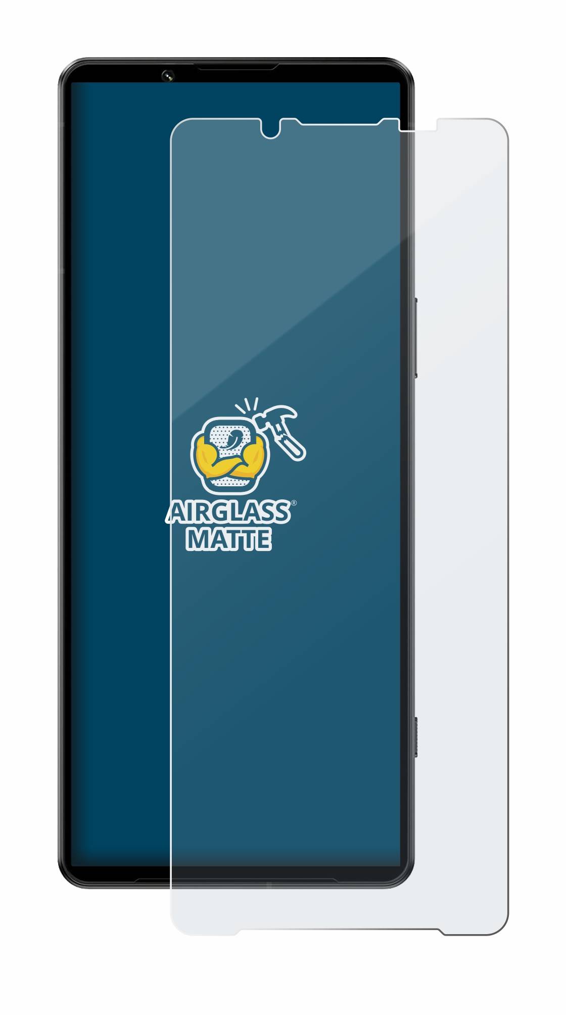 BROTECT AirGlass Flexible Schutz Glas Folie für Sony Xperia 1 IV Matt Entspiegelt