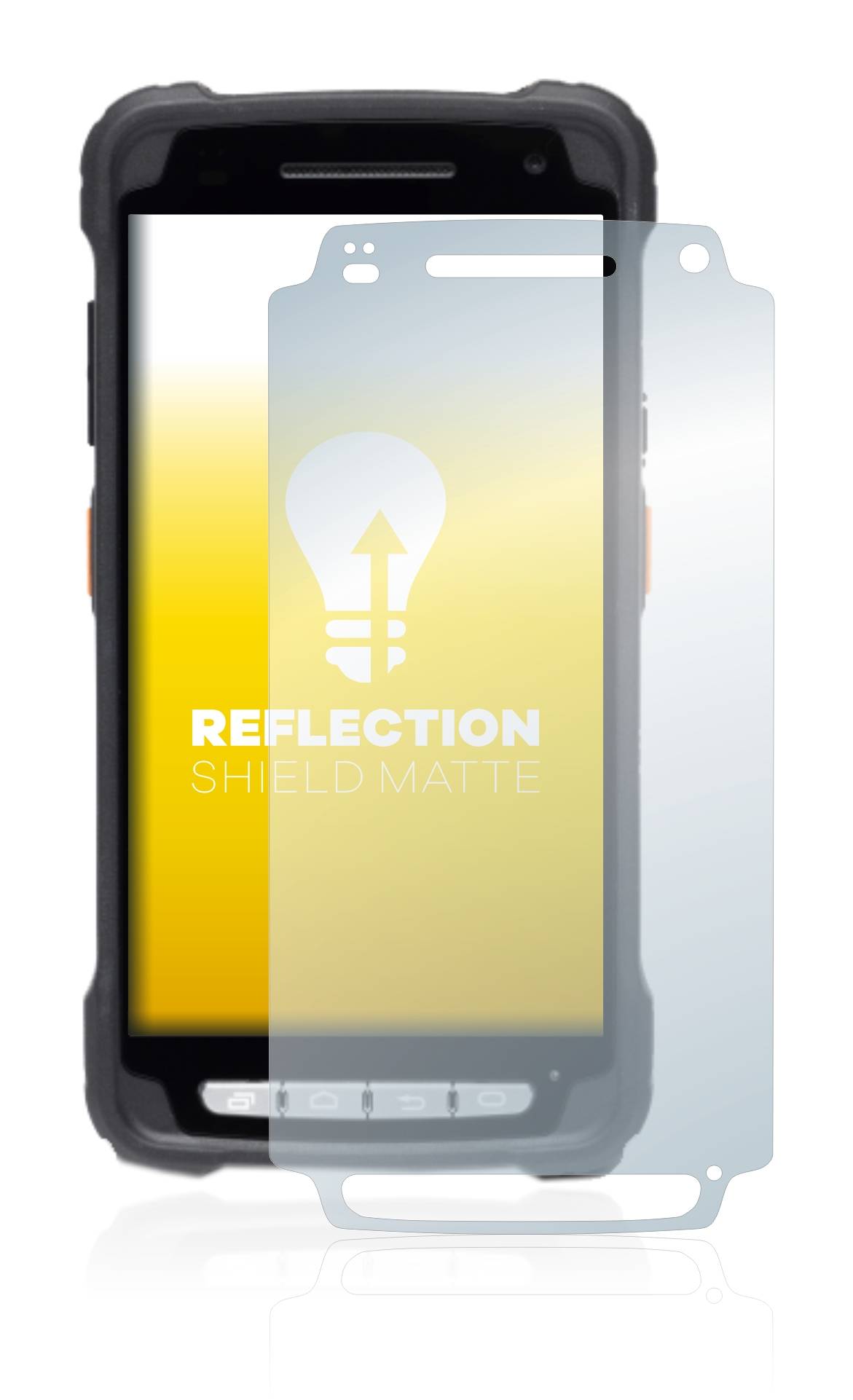 upscreen Reflection Shield Matte Premium Displayschutzfolie für Janam