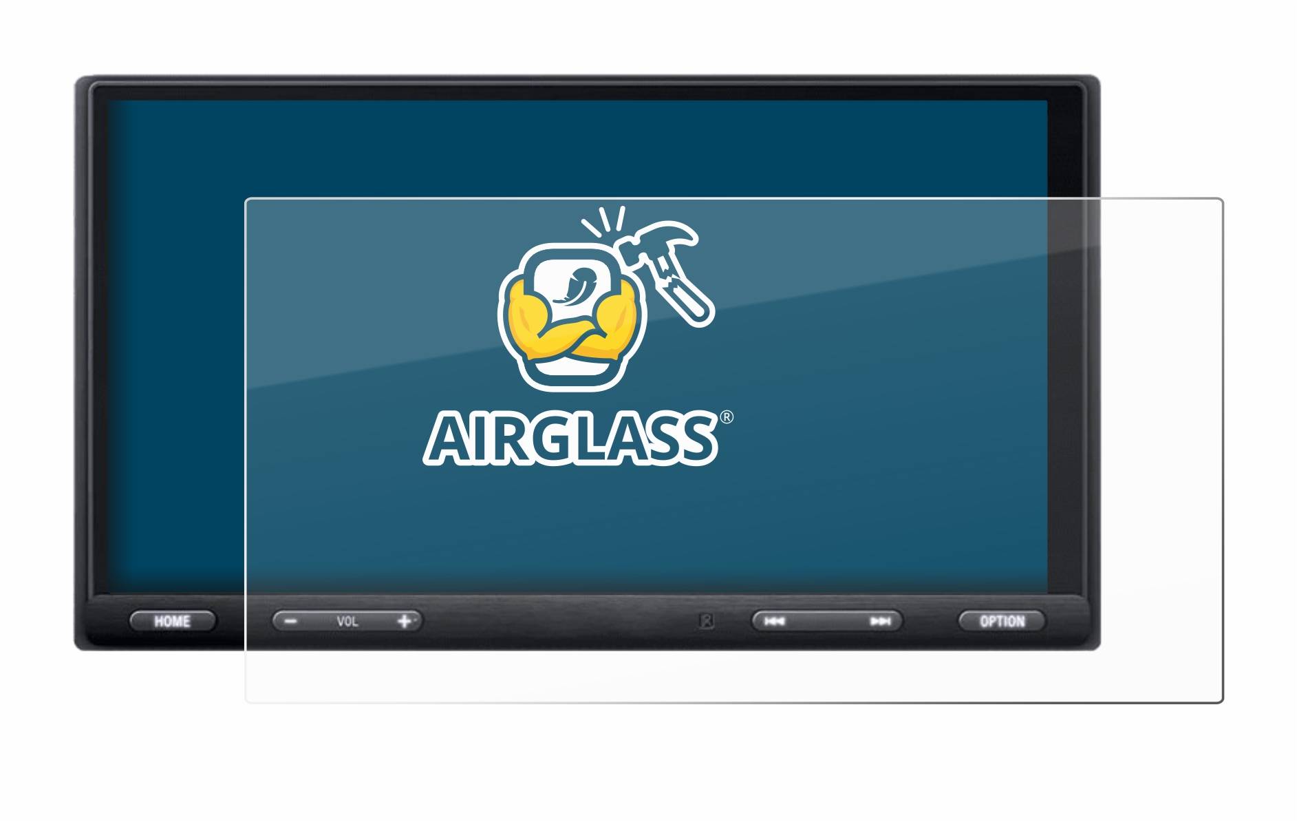 BROTECT AirGlass Flexible Schutz Glas Folie für Sony XAV-AX5650 Klar Transparent