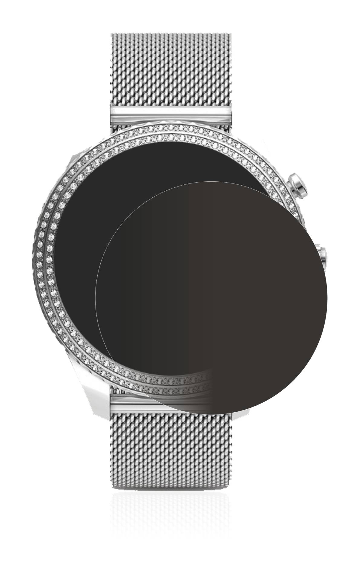 upscreen Spy Shield Clear Premium Blickschutzfolie für Fossil Stella (6.