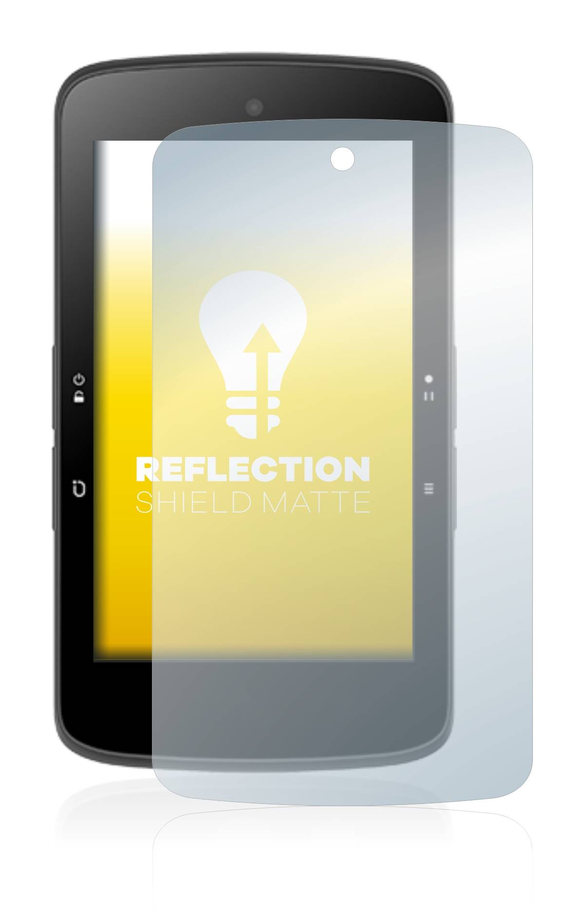 upscreen Reflection Shield Matte Premium Displayschutzfolie für Bryton Rider