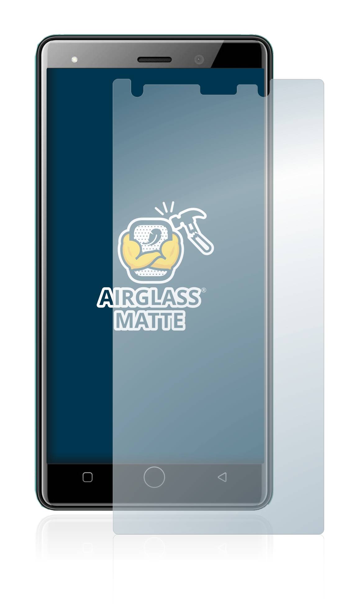 BROTECT AirGlass Flexible Panzerglasfolie für Aoyodkg A10 Plus Matt Entspiegelt