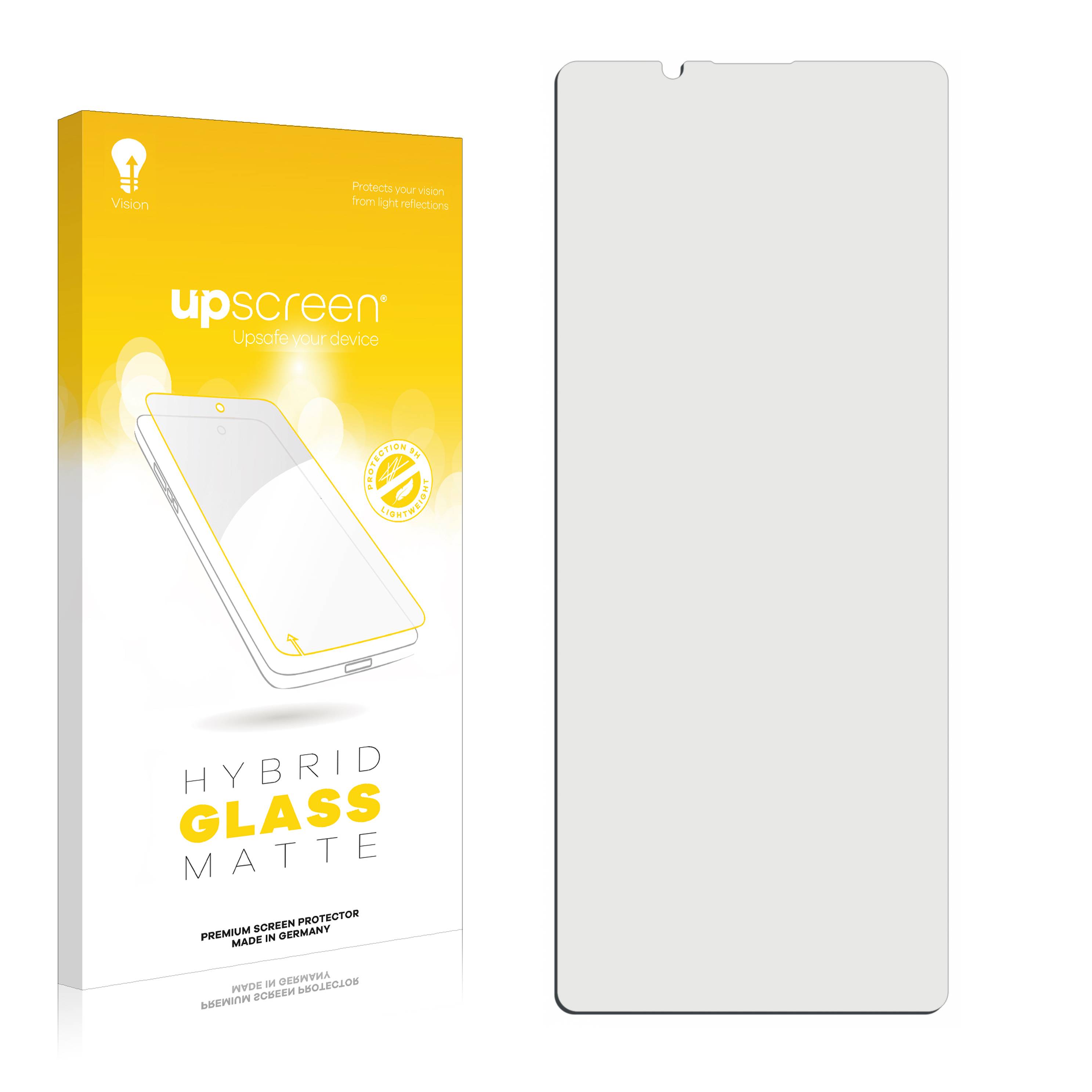 upscreen Flexible Panzerglasfolie für Sony Xperia Pro-I Schutzglas 9H Hybridglas Matt Entspiegelt