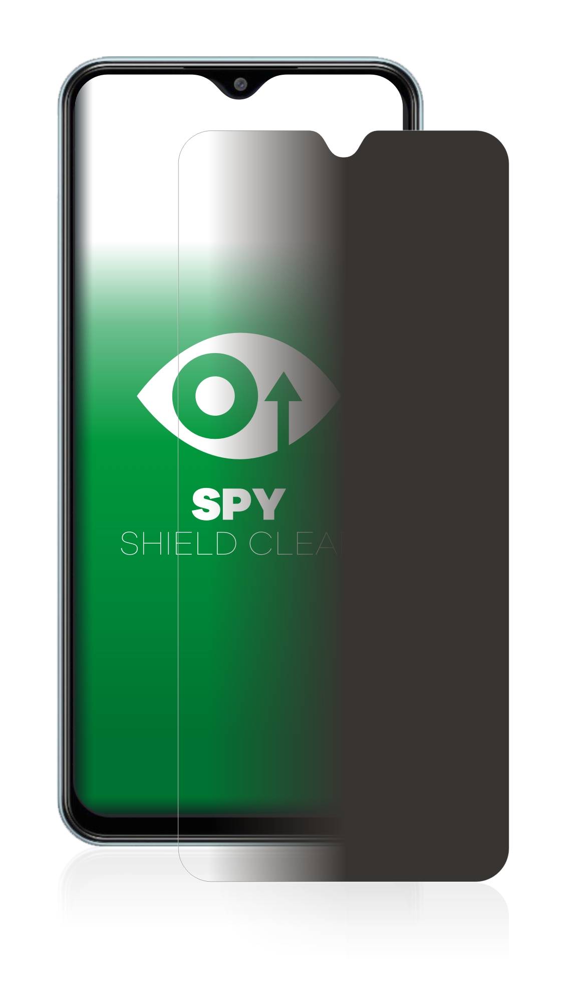 upscreen Blickschutzfolie für Samsung Galaxy F13 Anti-Spy Privacy Blaulichtschutz Sichtschutzfolie