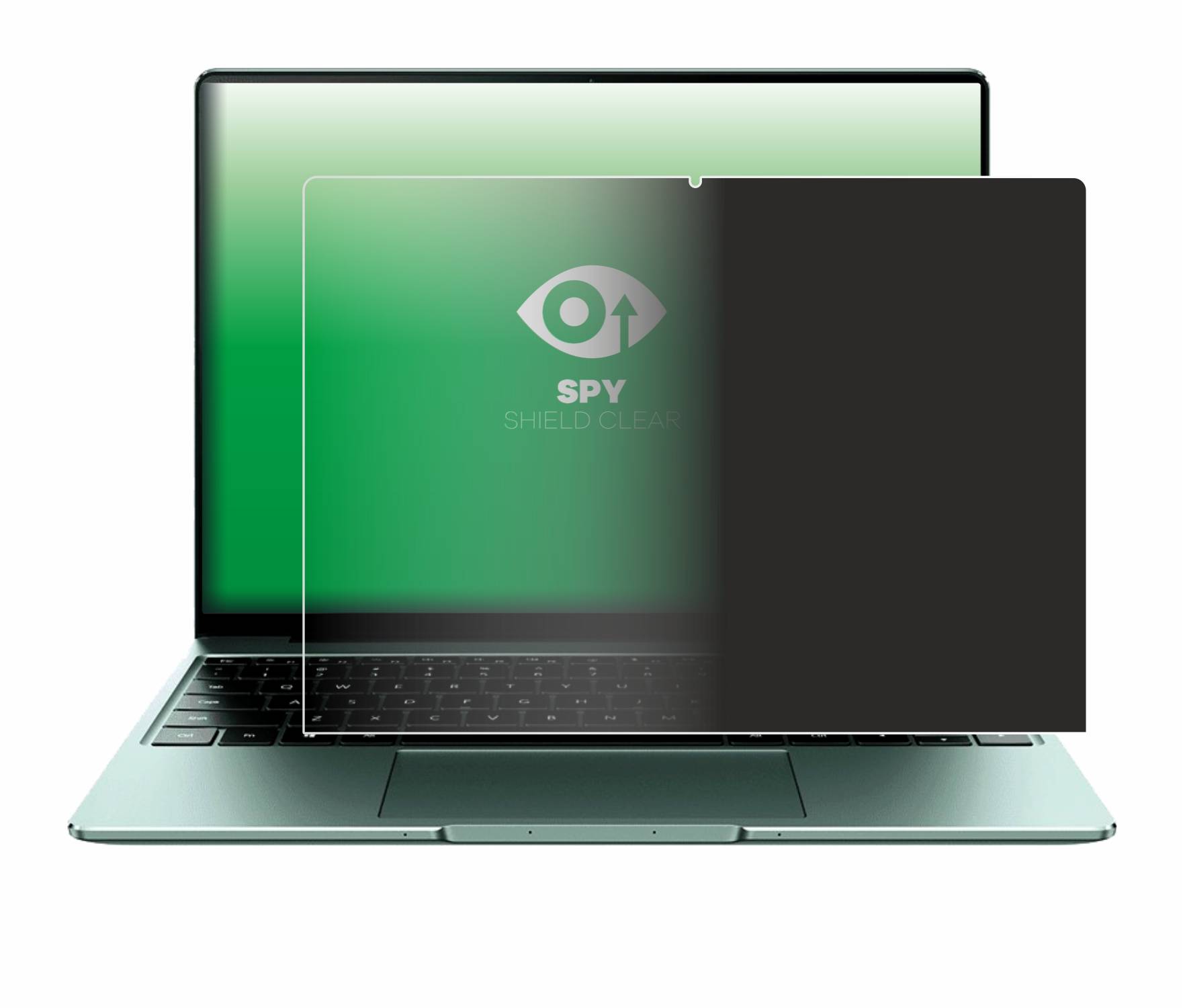 upscreen Spy Shield Clear Premium Blickschutzfolie für Huawei MateBook