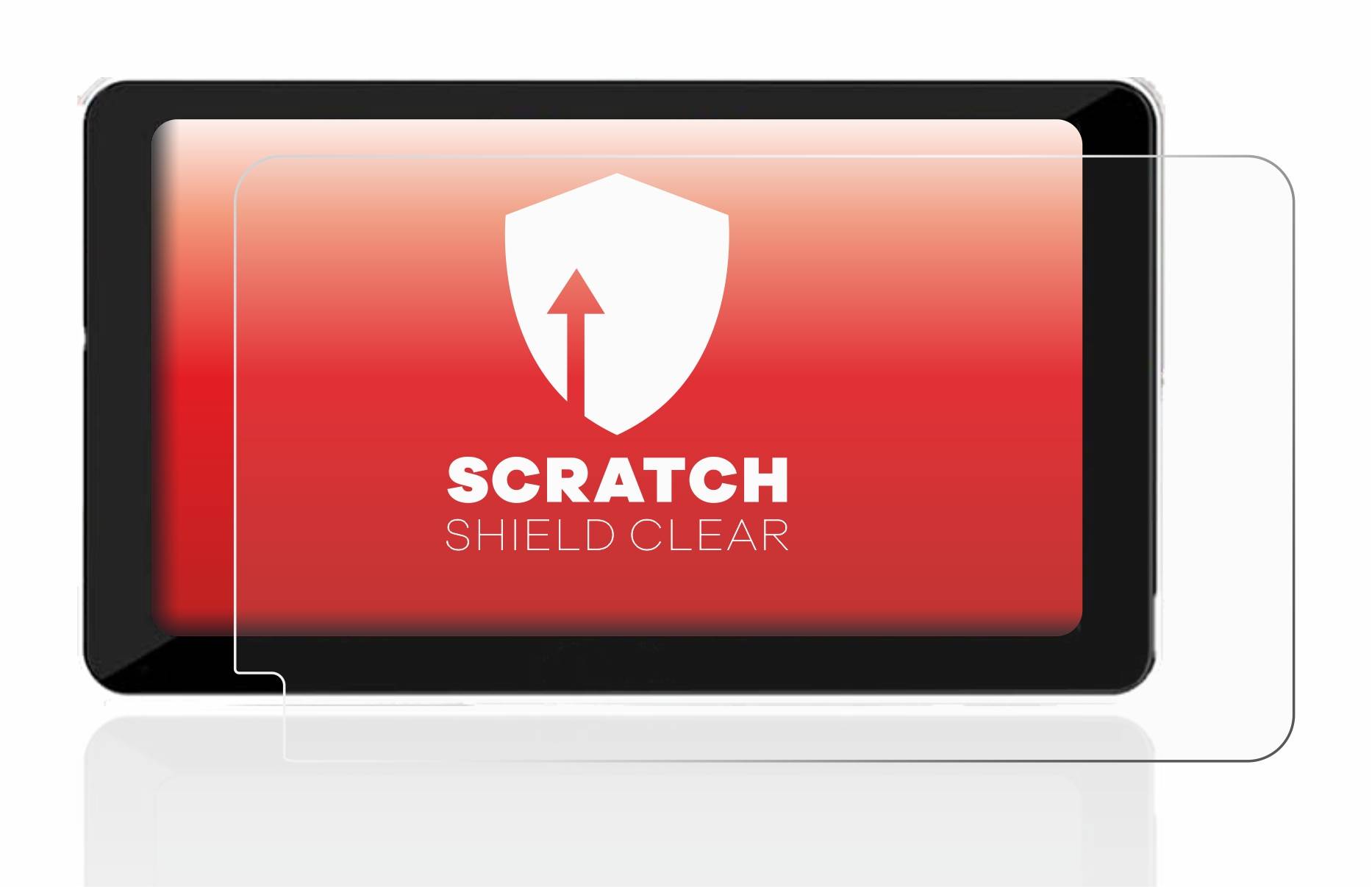 upscreen Schutzfolie für Carpuride 701 7" Kratzschutz Anti-Fingerprint Klar