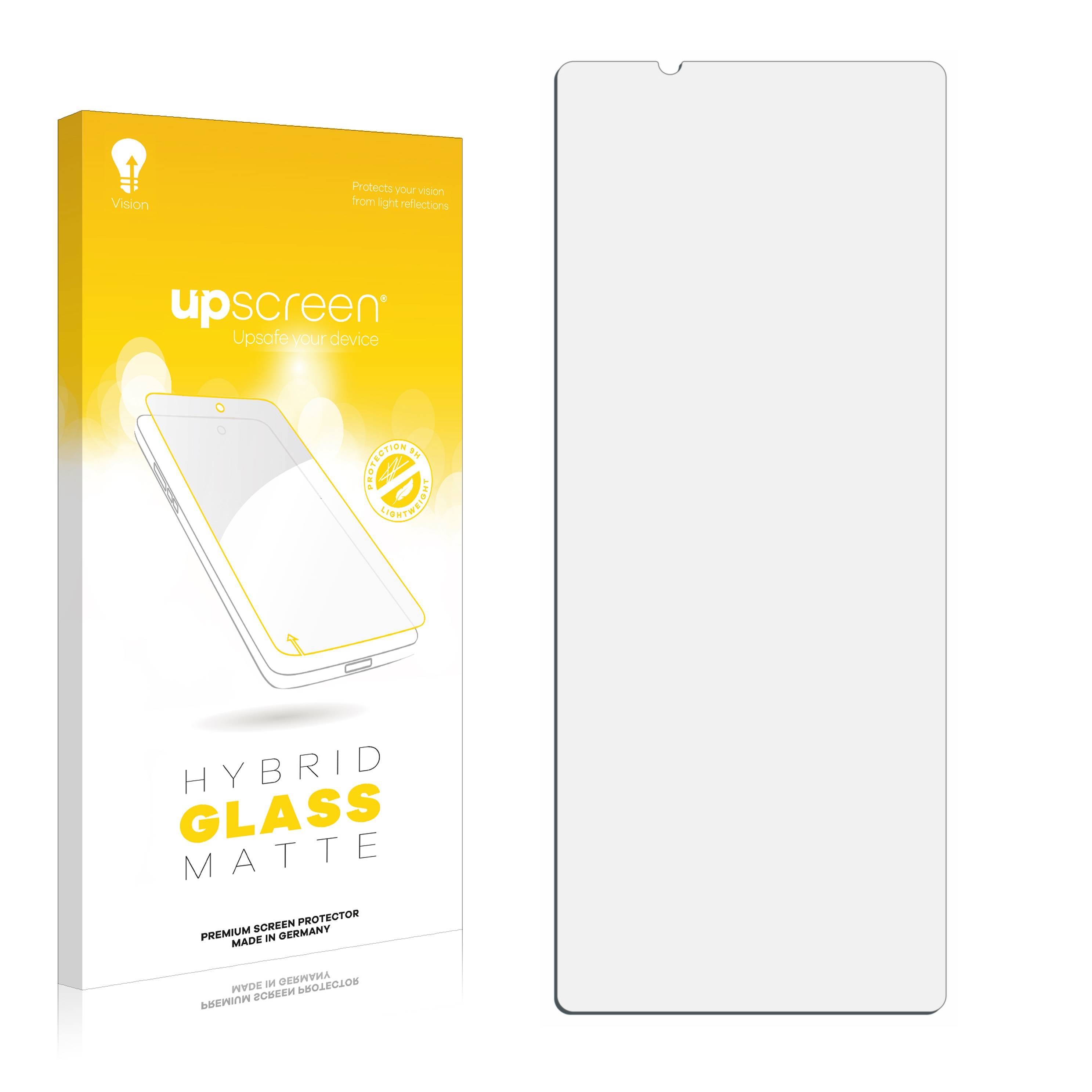 upscreen Flexible Schutz Glas Folie für Sony Xperia 1 III 5G Schutzglas 9H Hybridglas Matt Entspiegelt