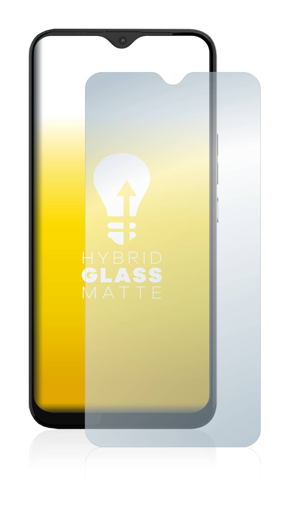 upscreen Flexible Schutz Glas Folie für Gigaset GS5 Lite Schutzglas 9H Hybridglas Matt Entspiegelt