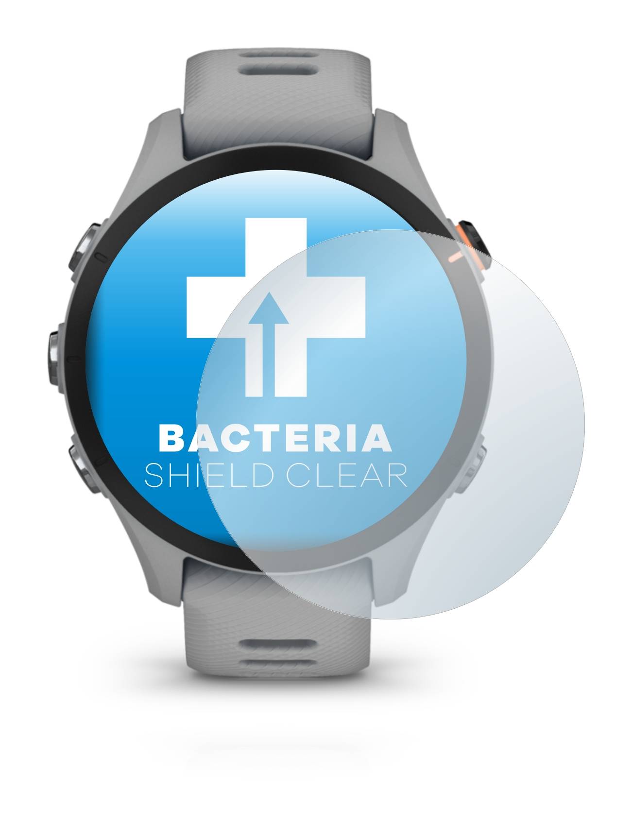 upscreen Bacteria Shield Clear Premium Antibakterielle Displayschutzfolie für Garmin