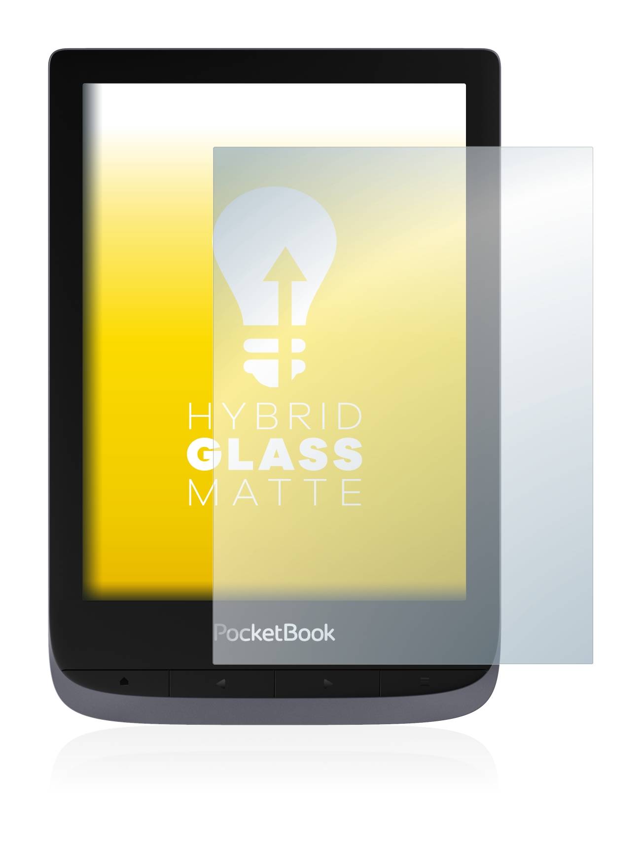 upscreen Flexible Schutz Glas Folie für PocketBook Touch HD 3 Schutzglas 9H Hybridglas Matt Entspiegelt