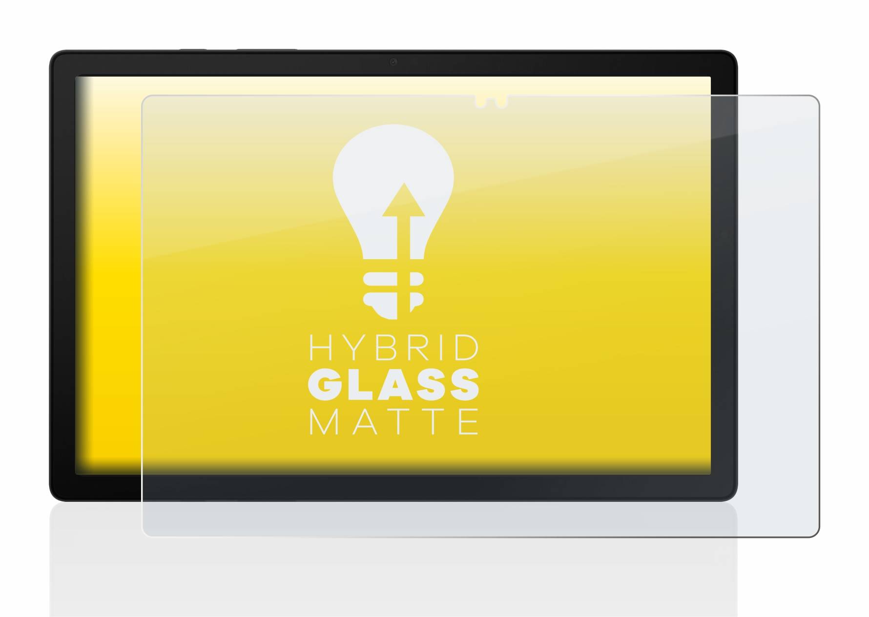 upscreen Hybrid Glass Matte Premium Schutzglas Folie für Samsung Galaxy Tab A8