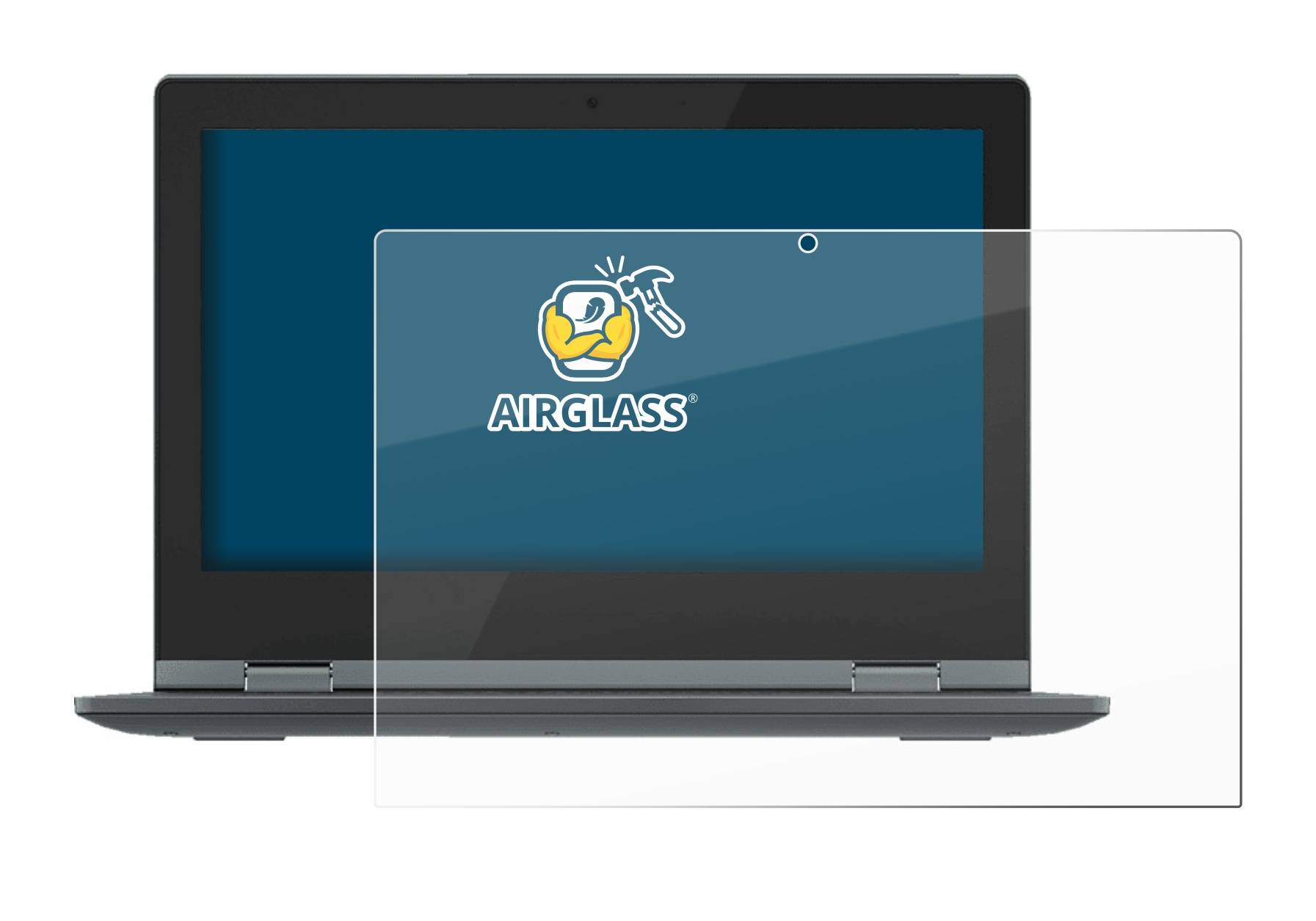 BROTECT AirGlass Schutzglas Folie für Lenovo IdeaPad Flex 3i Chromebook