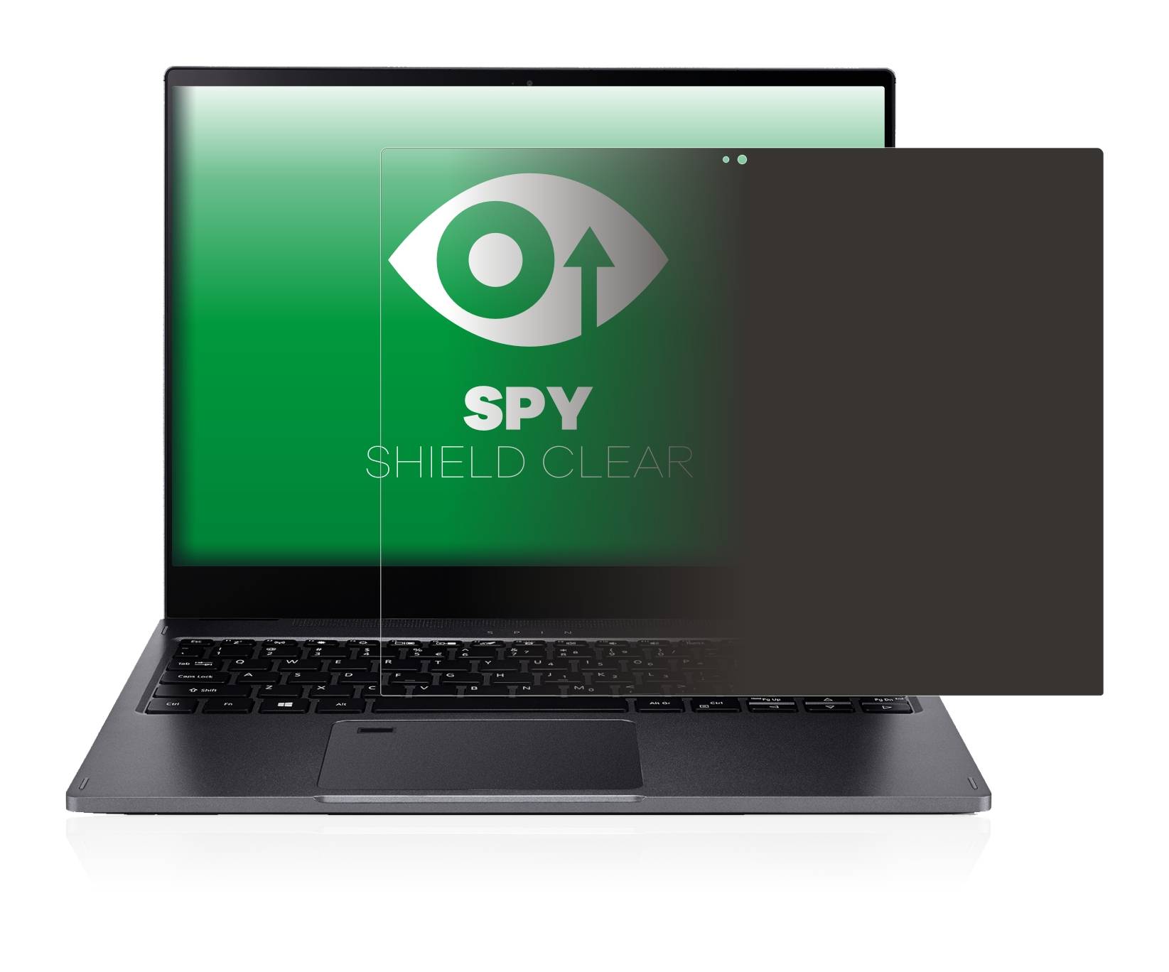 upscreen Blickschutzfolie für Acer Spin 5 SP513-54N Anti-Spy Privacy Blaulichtschutz Sichtschutzfolie
