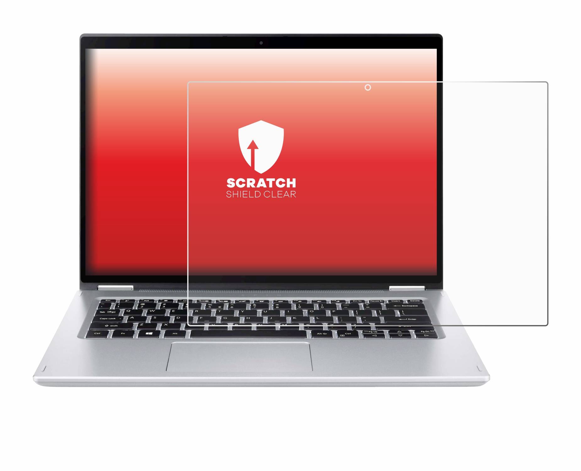 upscreen Scratch Shield Clear Premium Displayschutzfolie für Acer Spin 1