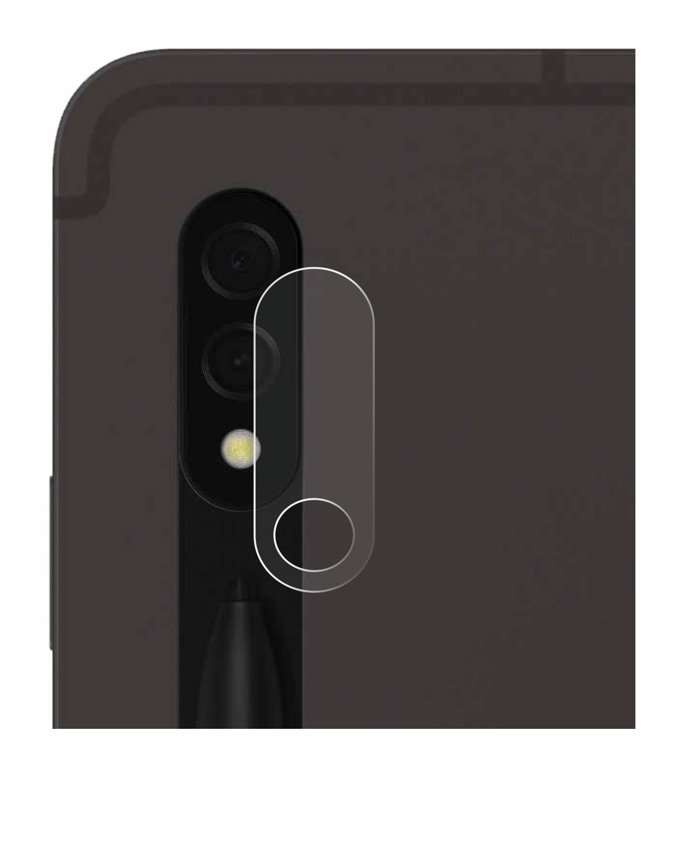 upscreen Scratch Shield Clear Premium Displayschutzfolie für Samsung Galaxy Tab S8 5G (NUR
