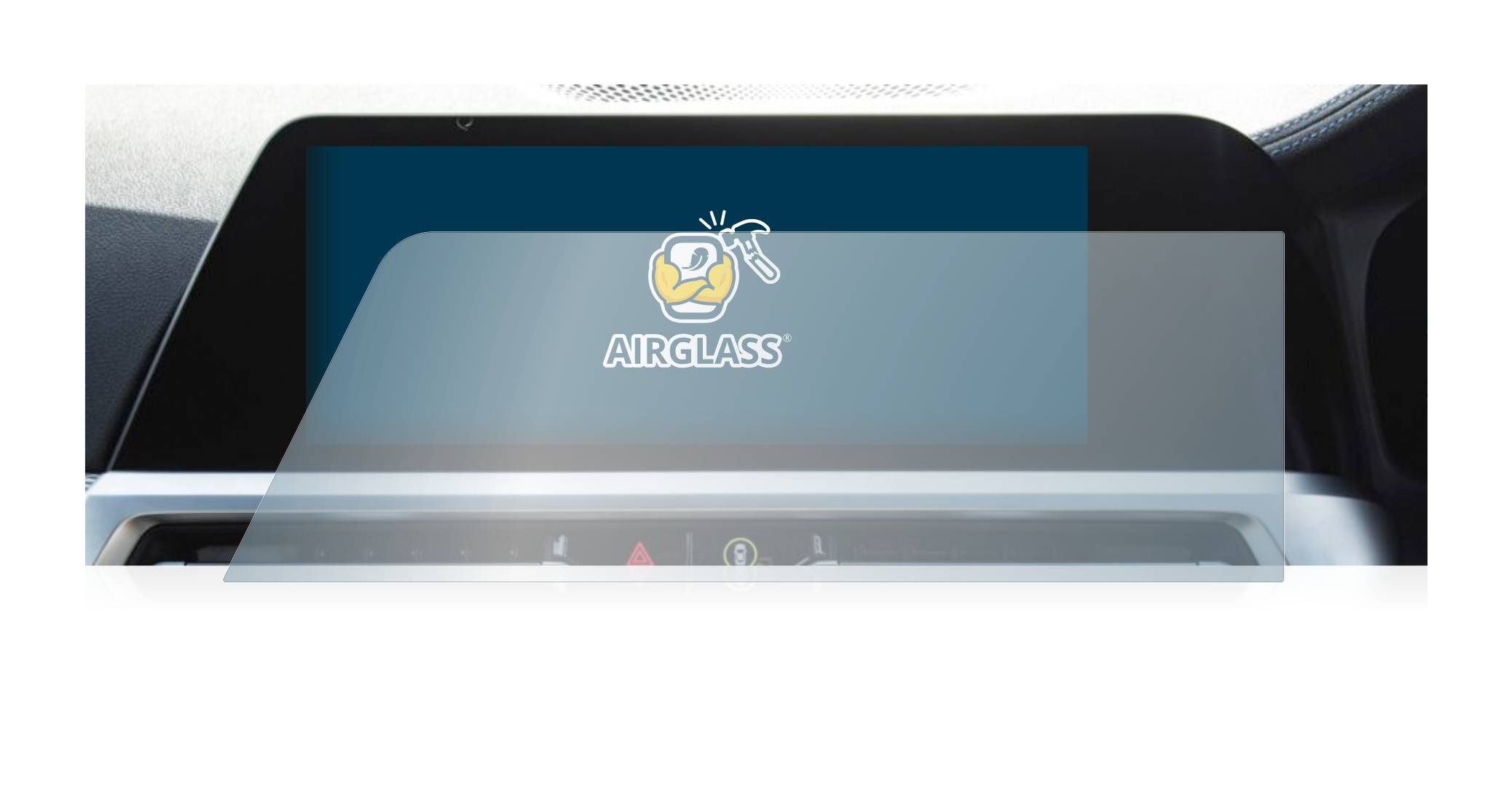 BROTECT AirGlass Schutzglas Folie für BMW 3 G20 Limousine 2018 Infotainment System