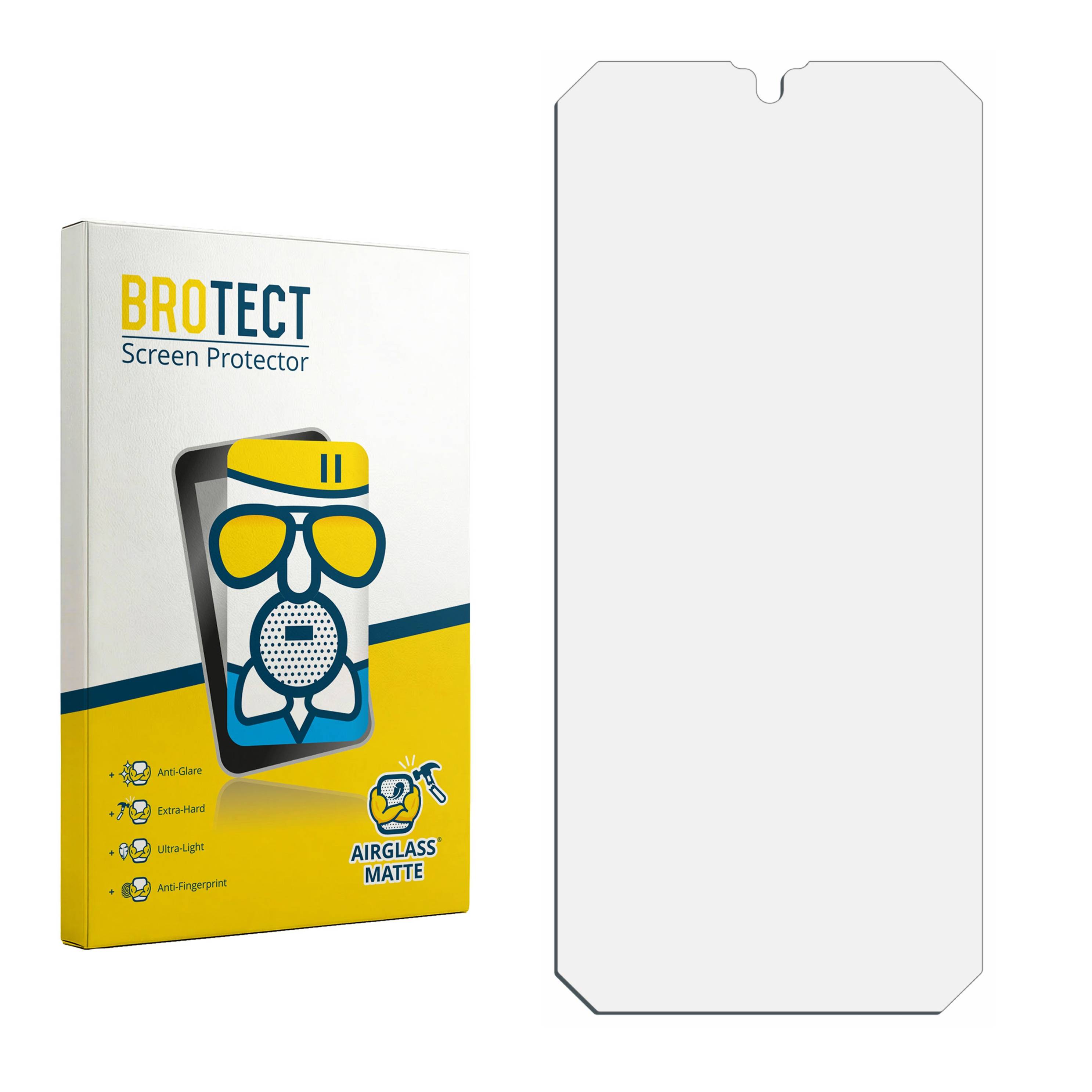 BROTECT AirGlass Flexible Schutz Glas Folie für Blackview BV8800 Matt Entspiegelt