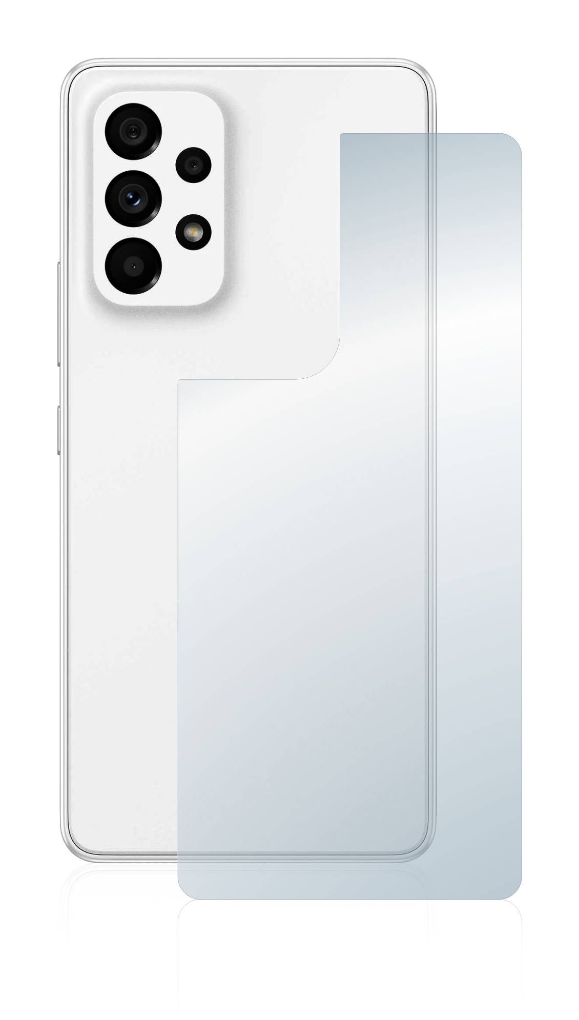 upscreen Schutzfolie für Samsung Galaxy A53 5G (Rückseite) Kratzschutz Anti-Fingerprint Klar