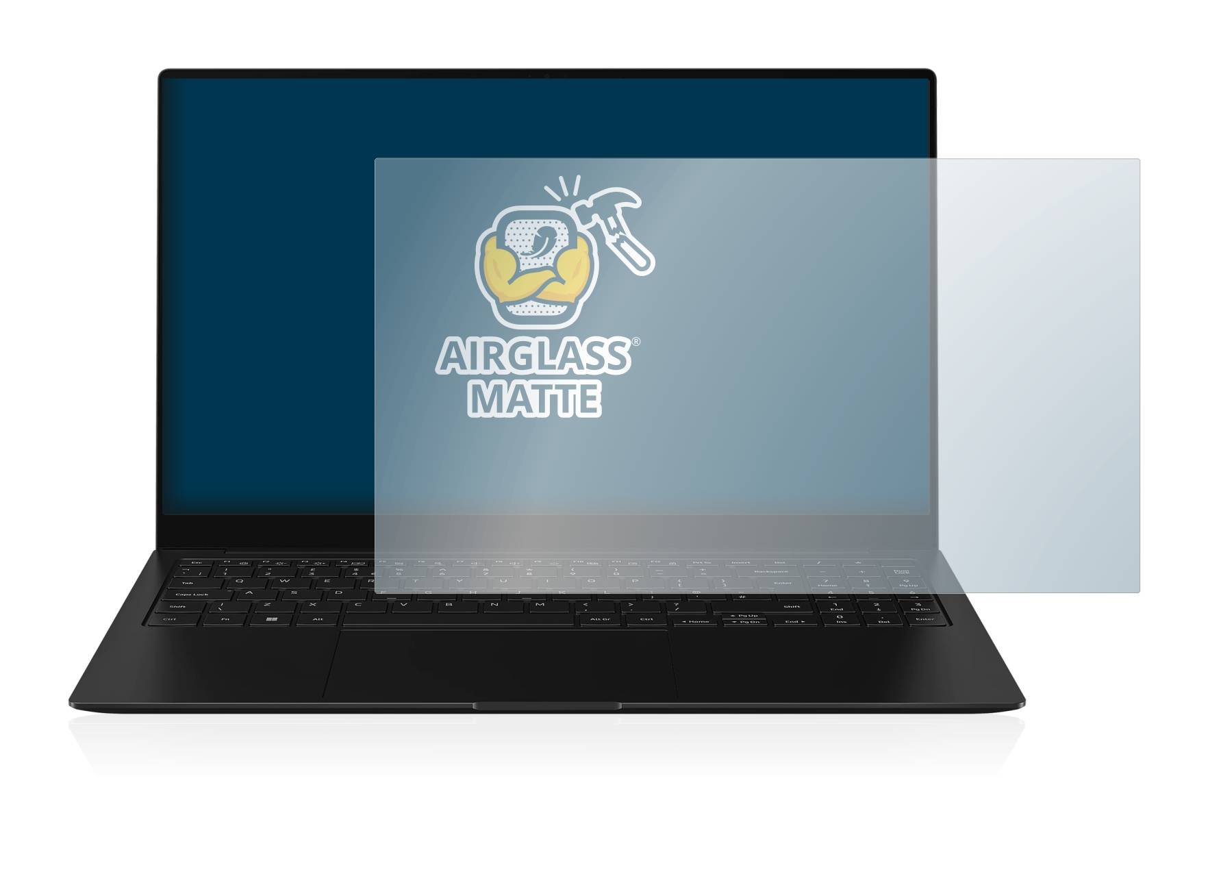 BROTECT AirGlass Matte Schutzglas Folie für Samsung Galaxy Book2 Pro 5G