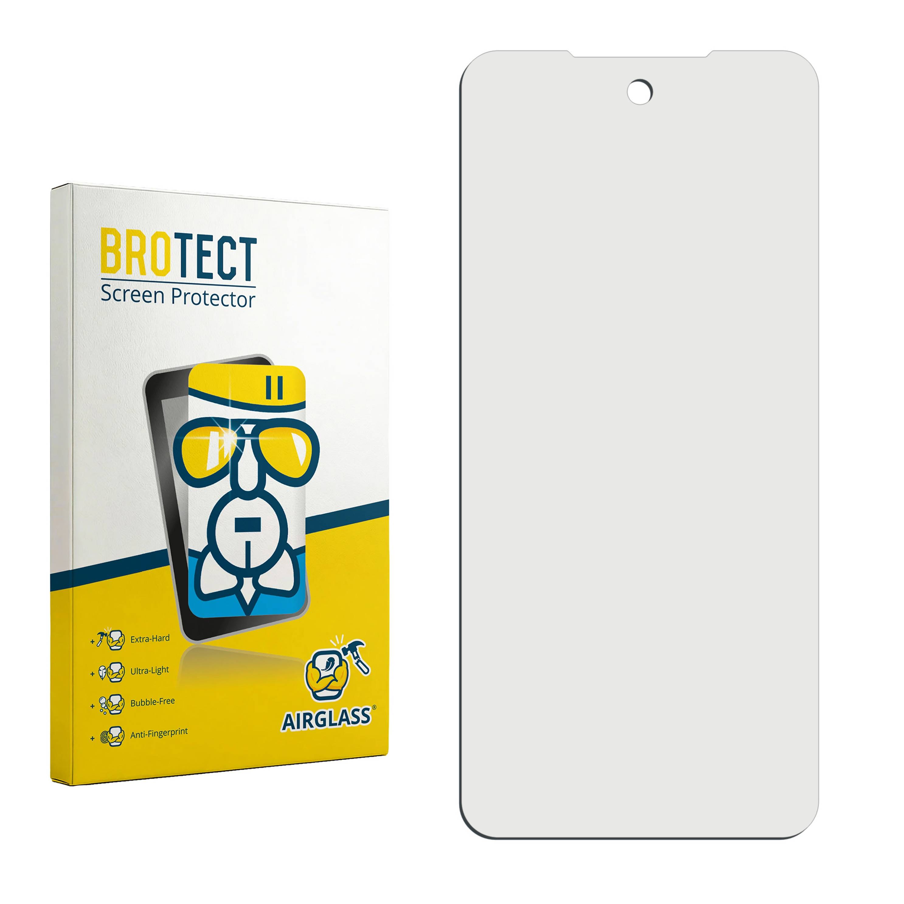 BROTECT AirGlass Flexible Schutz Glas Folie für Umidigi Bison GT2 Pro 5G Klar Transparent