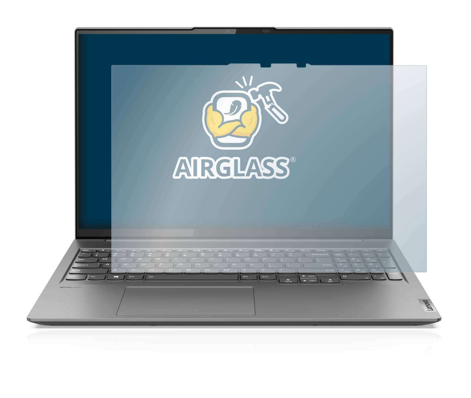 BROTECT AirGlass Schutzglas Folie für Lenovo Yoga Slim 7 Pro