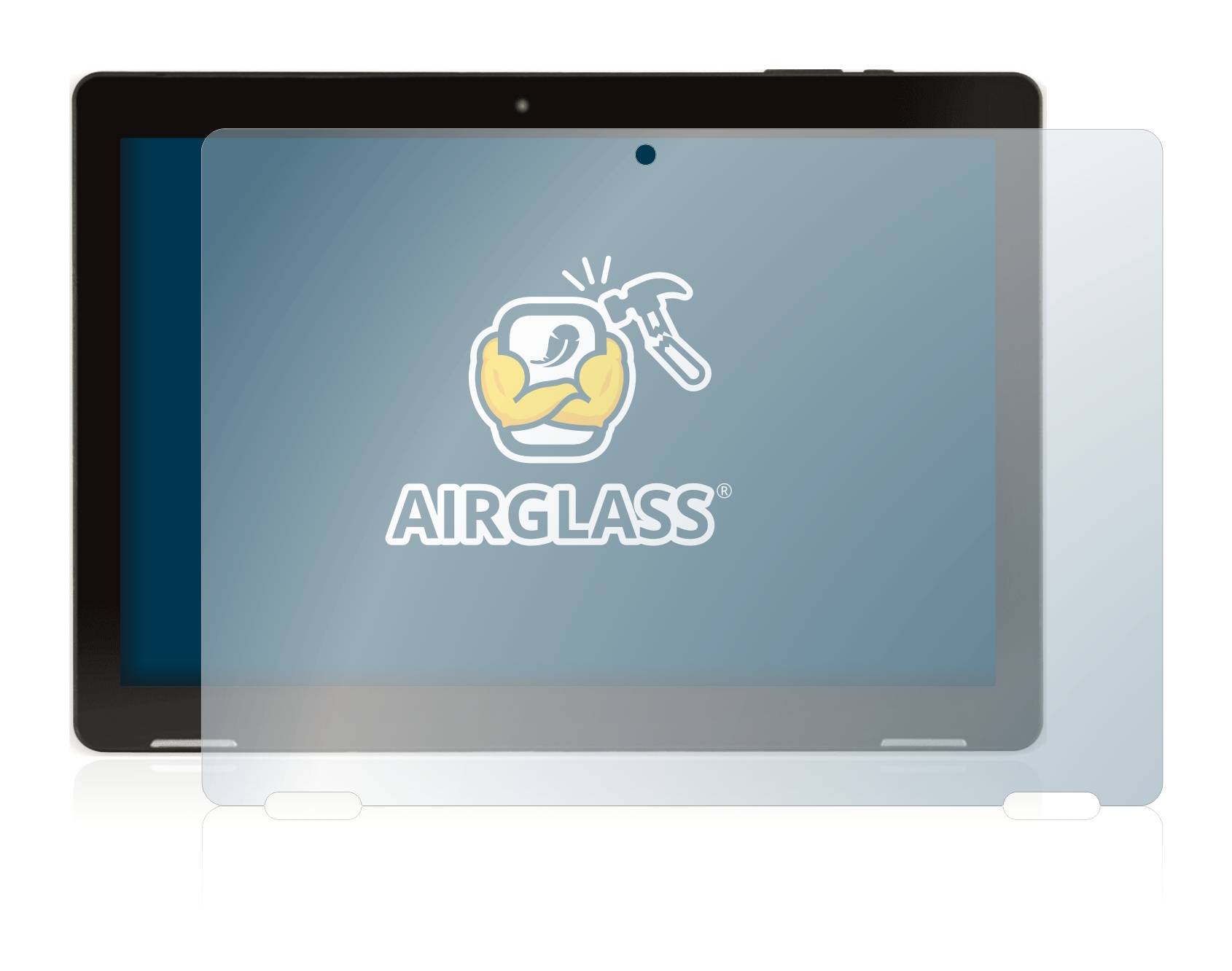 BROTECT AirGlass Schutzglas Folie für Hannspree Pad Apollo