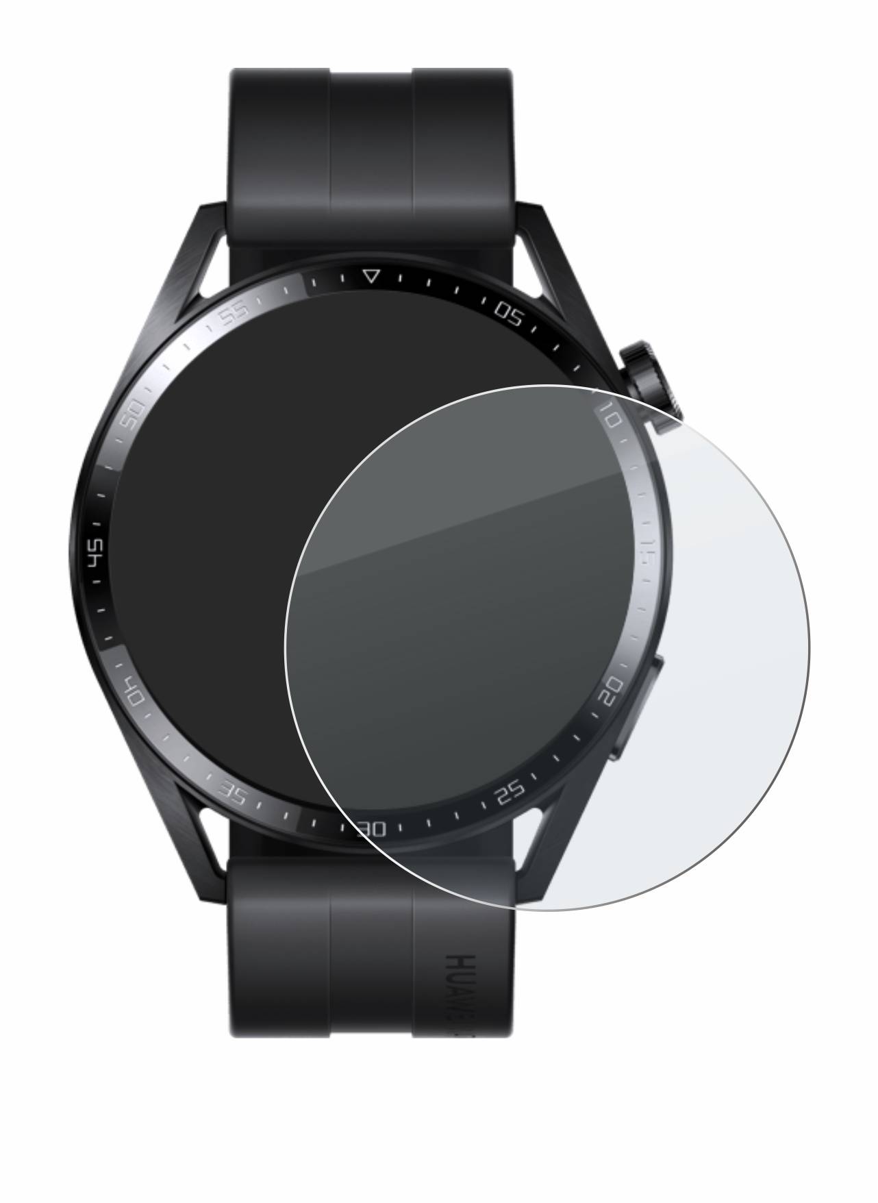BROTECT AirGlass Matte Schutzglas Folie für Huawei Watch GT 3 (46
