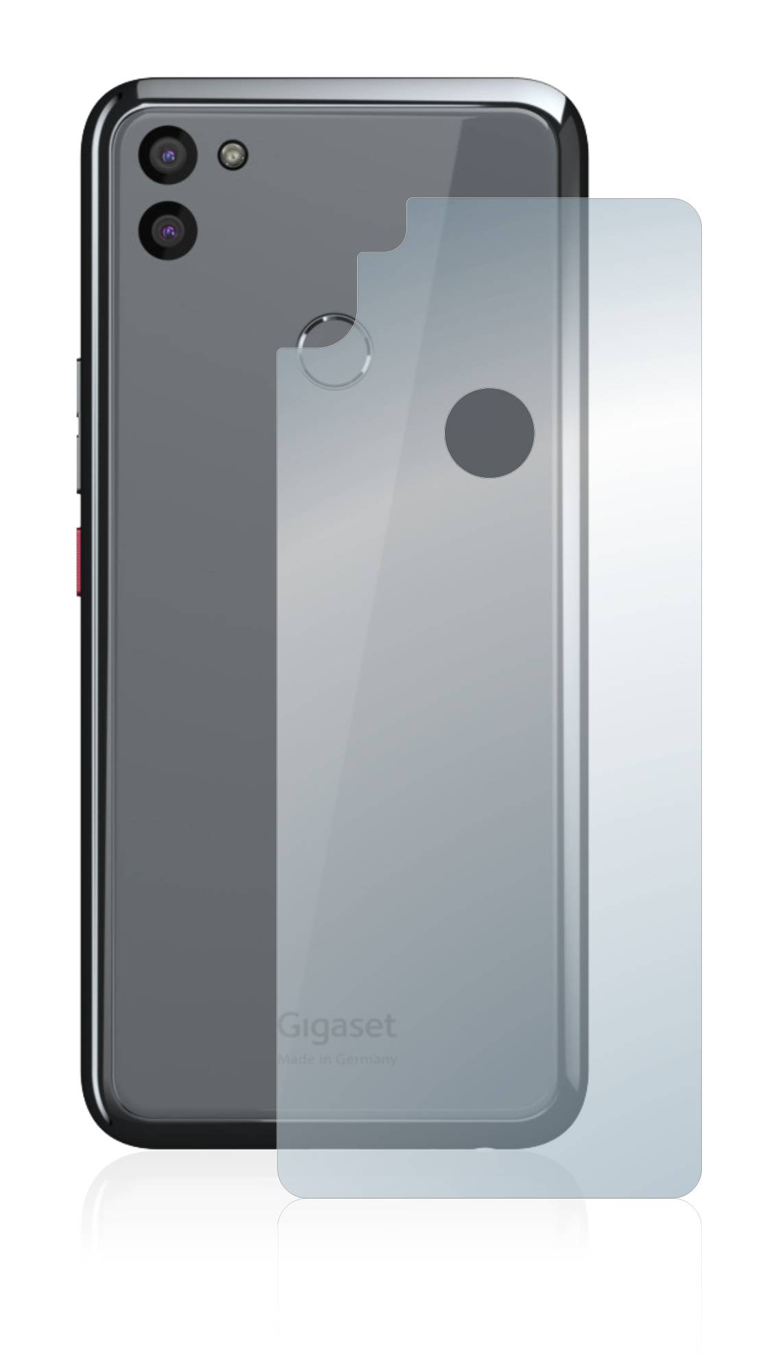 BROTECT AirGlass Flexible Schutz Glas Folie für Gigaset GS5 (Rückseite) Klar Transparent