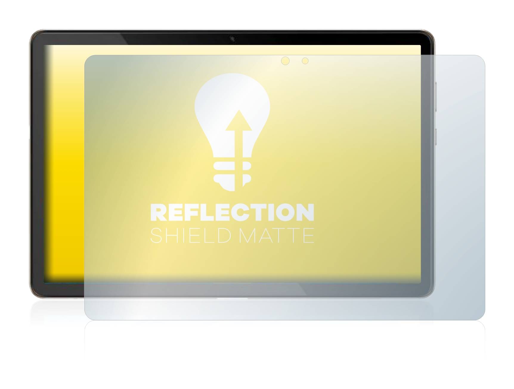 upscreen Reflection Shield Matte Premium Displayschutzfolie für Blackview Tab 10 Slim (im