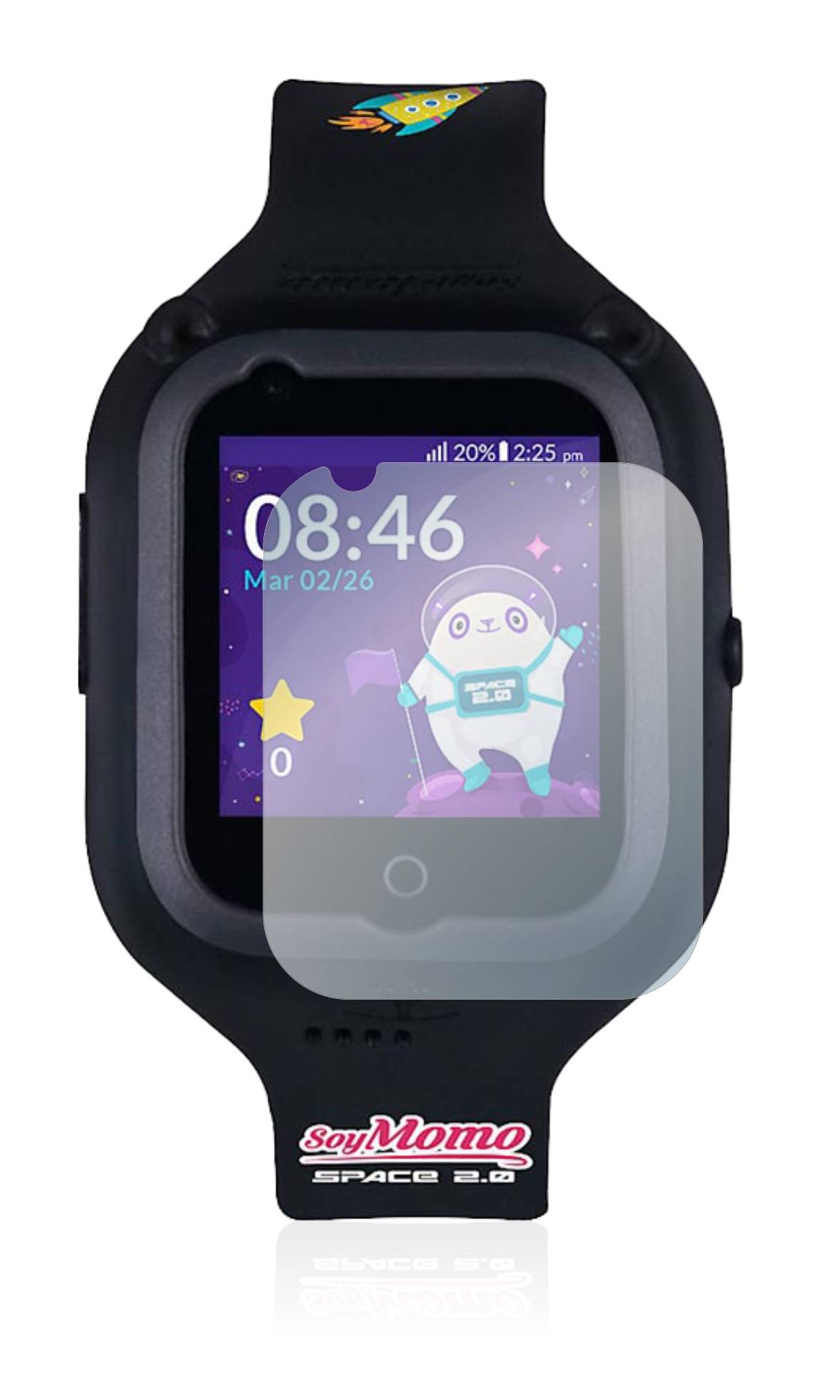 upscreen Scratch Shield Clear Premium Displayschutzfolie für SoyMomo Space
