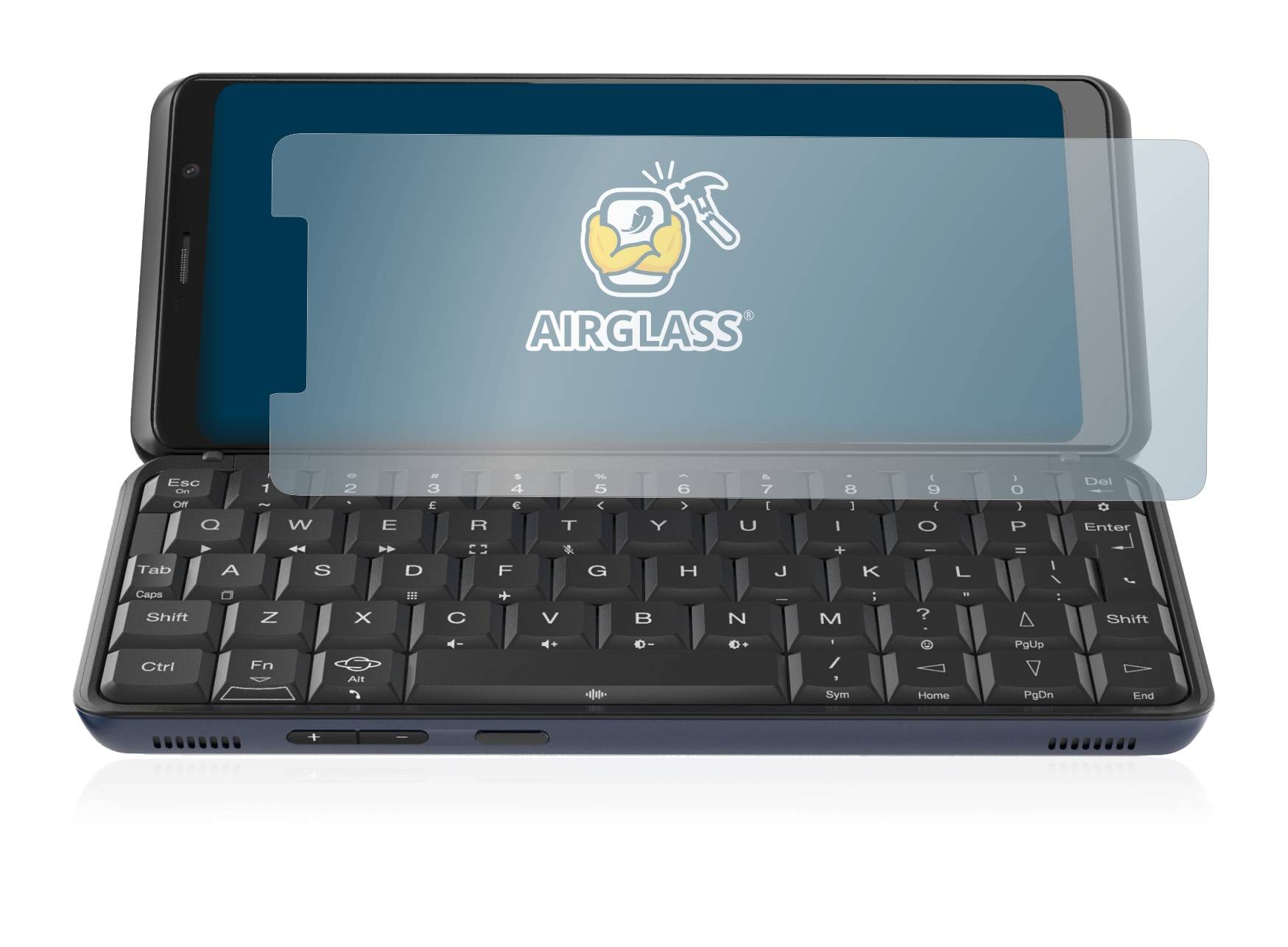 BROTECT AirGlass Flexible Schutz Glas Folie für Planet Computers Astro Slide 5G Klar Transparent