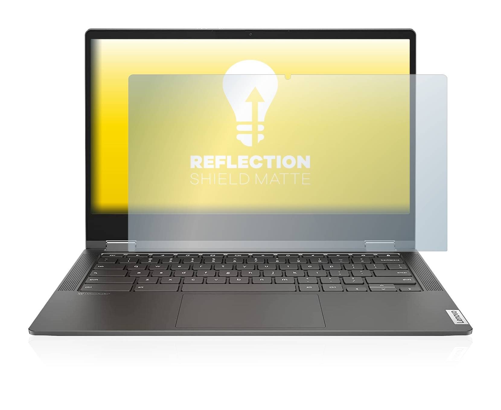 upscreen Reflection Shield Matte Premium Displayschutzfolie für Lenovo IdeaPad Flex 5i