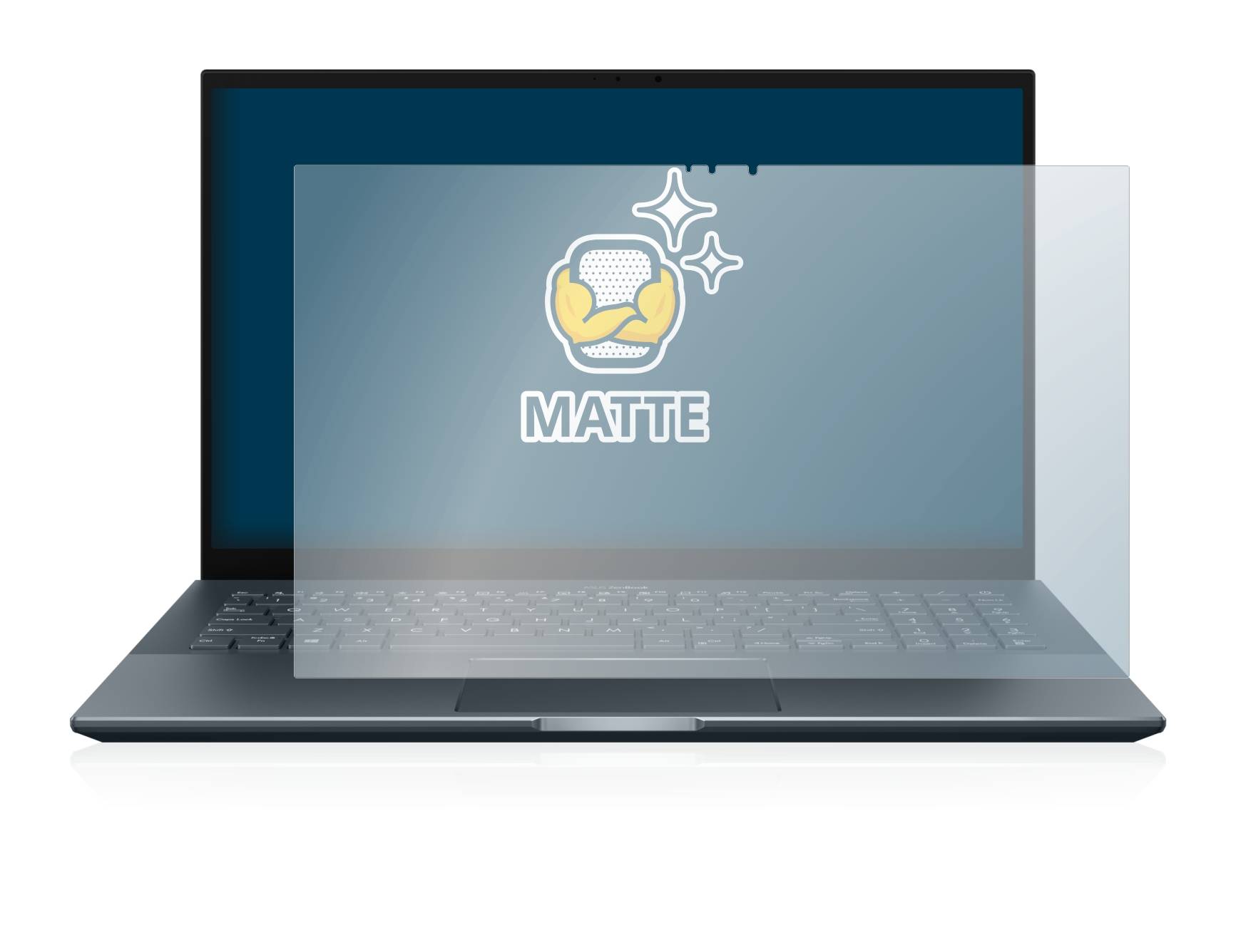 BROTECT Matte Displayschutzfolie für Asus ZenBook Pro 15 OLED - Entspiegelt,
