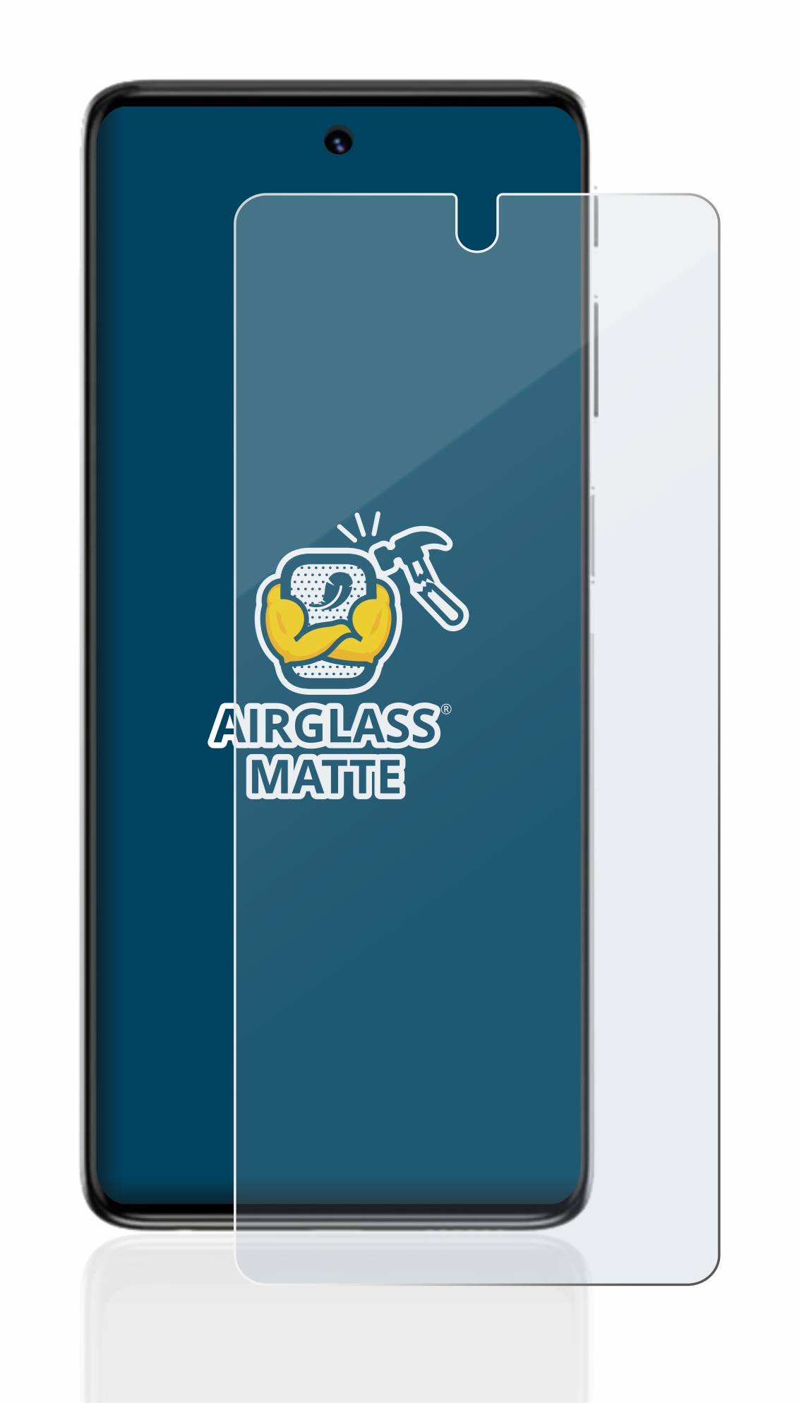 BROTECT AirGlass Flexible Schutz Glas Folie für Motorola Moto G51 Matt Entspiegelt