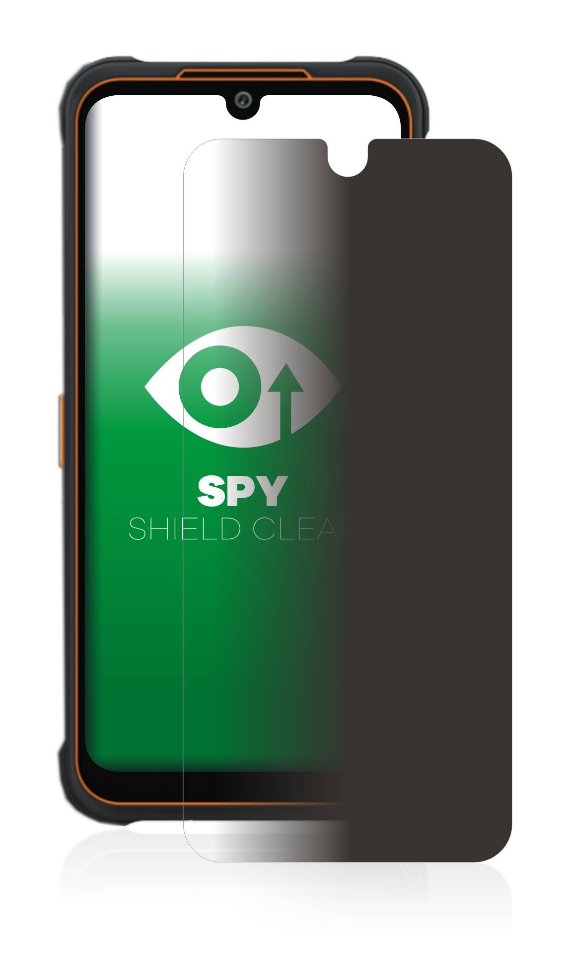 upscreen Blickschutzfolie für AGM Glory Anti-Spy Privacy Blaulichtschutz Sichtschutzfolie