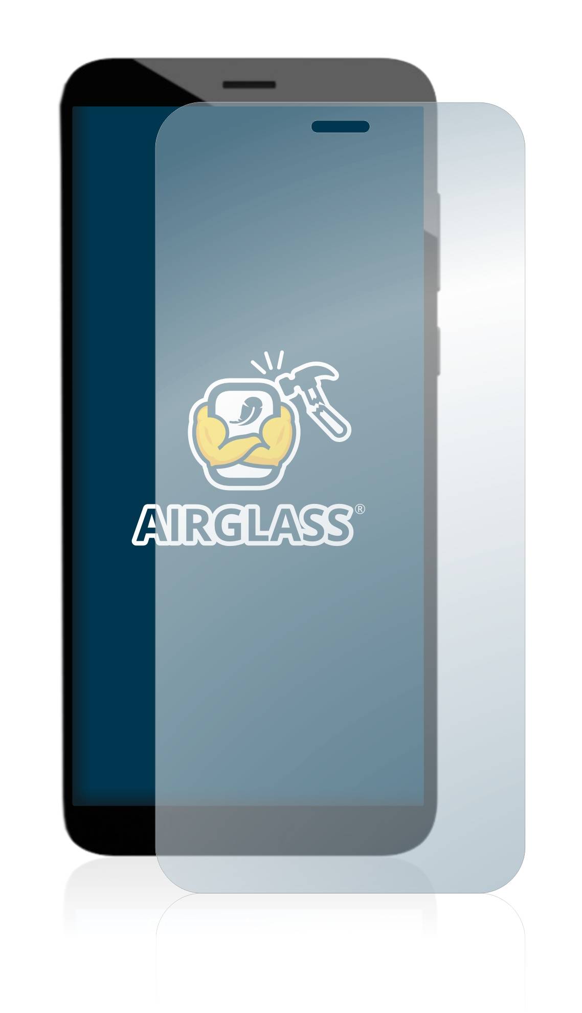 BROTECT AirGlass Flexible Schutz Glas Folie für Pine64 PinePhone Pro Explorer Edition Klar Transparent