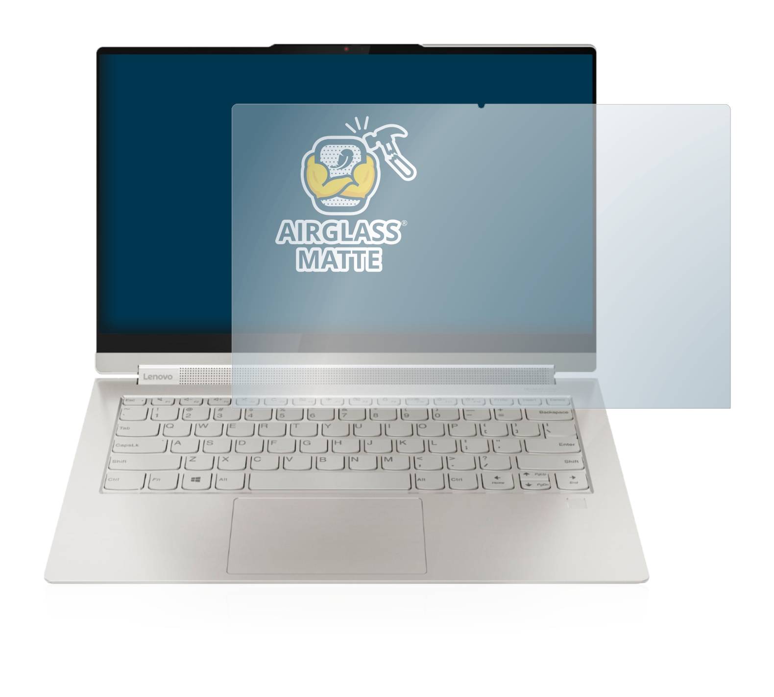 BROTECT AirGlass Matte Schutzglas Folie für Lenovo Yoga 9i